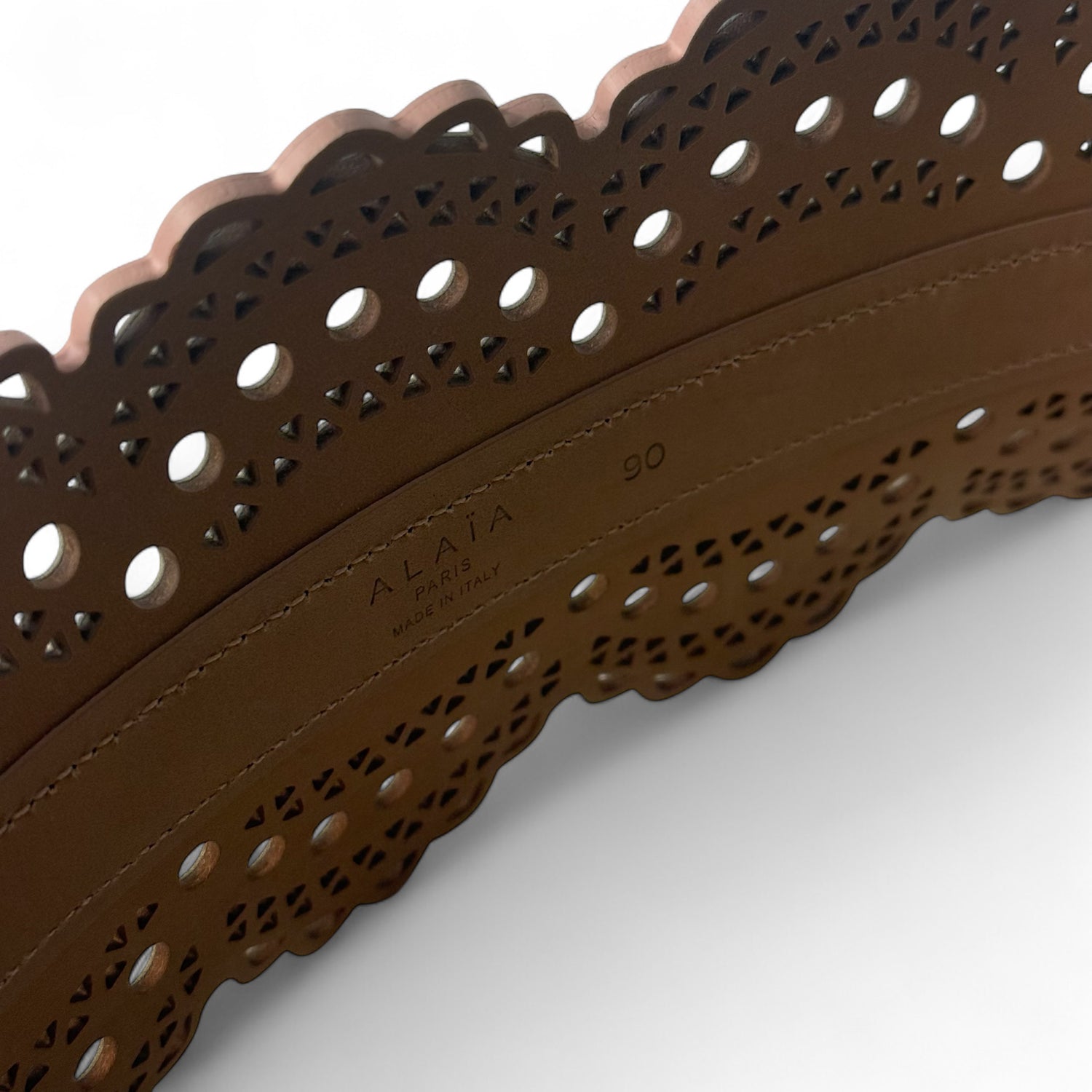Alaïa - Ceinture large rose