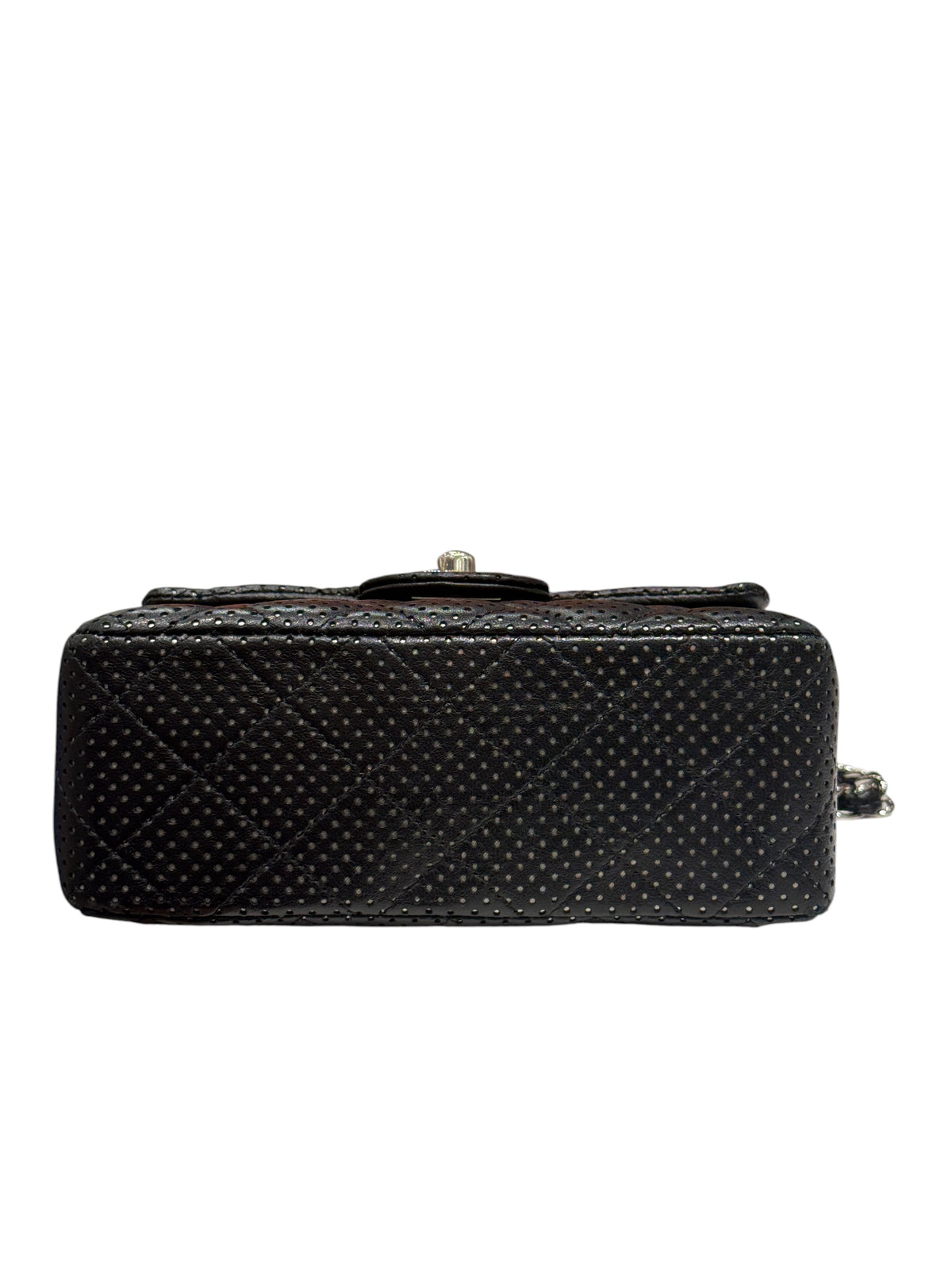 Chanel - Sac classique mini square perforé