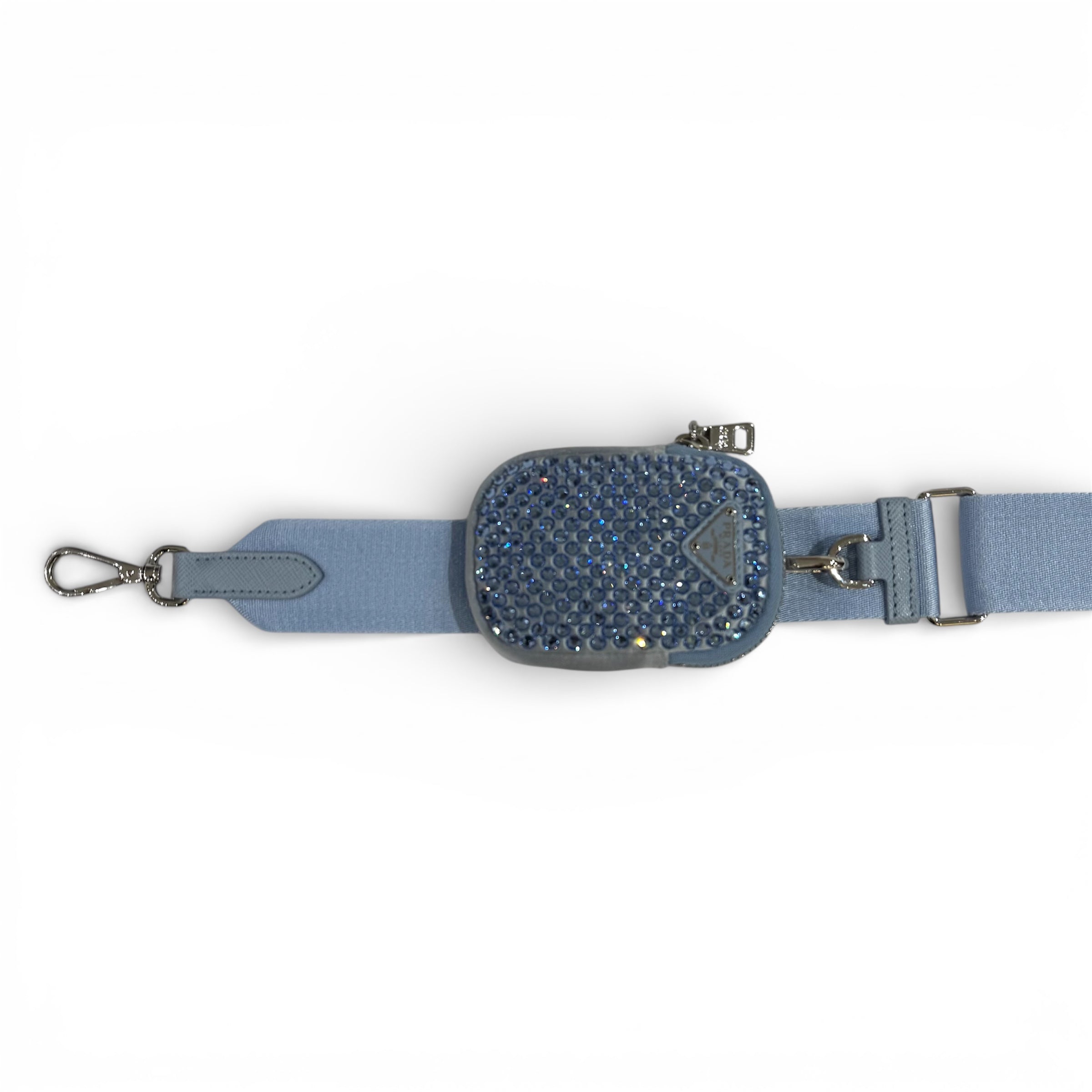 Prada – Re-Edition-Nylontasche mit Swarovski-Strass