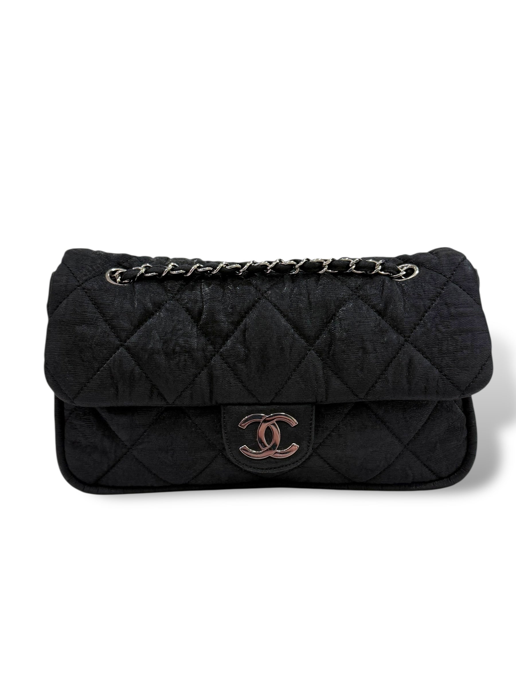 Chanel - Tasche aus beschichtetem Jerseystoff