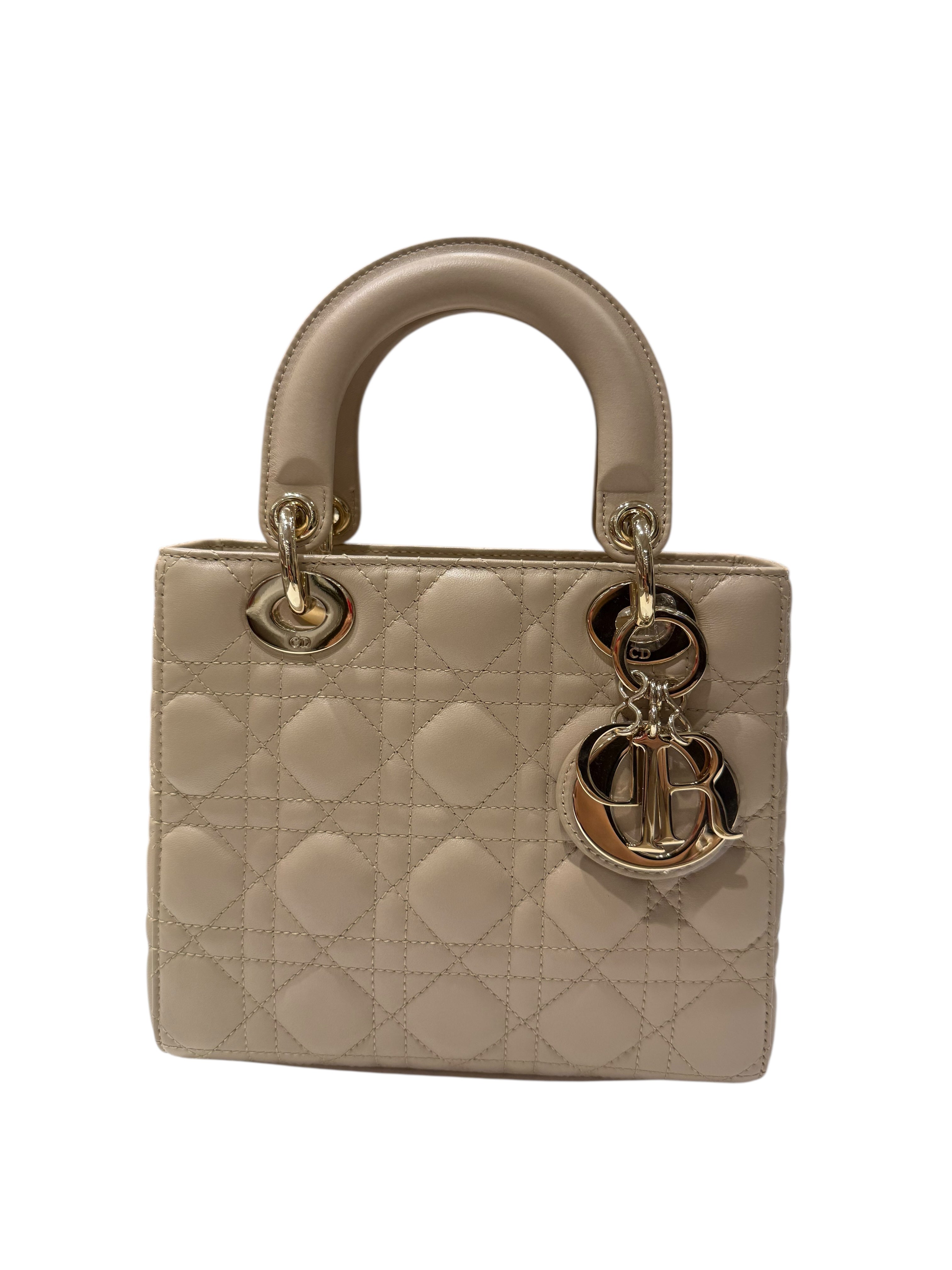 Christian Dior - Sac Lady Dior small ABC beige