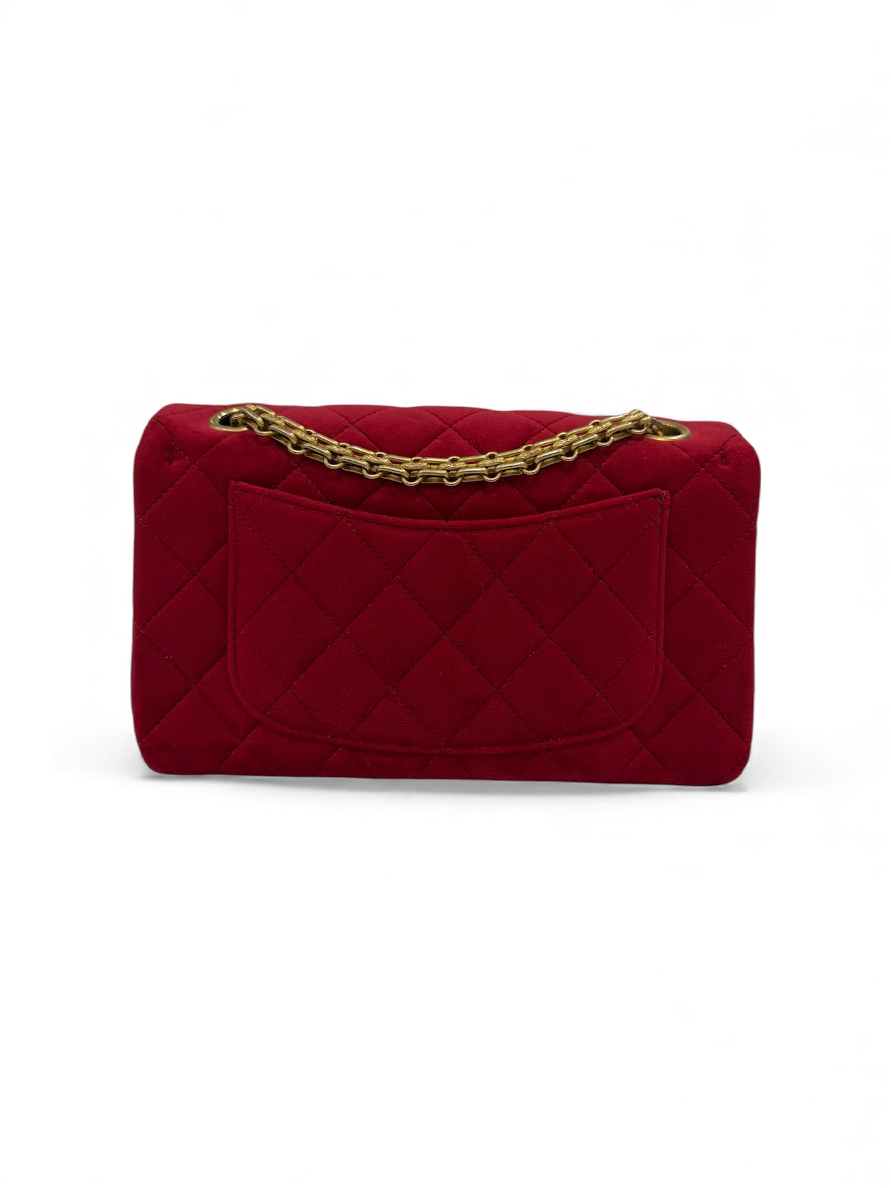 Chanel - Borsa Mini 2.55 da 20 cm in velluto