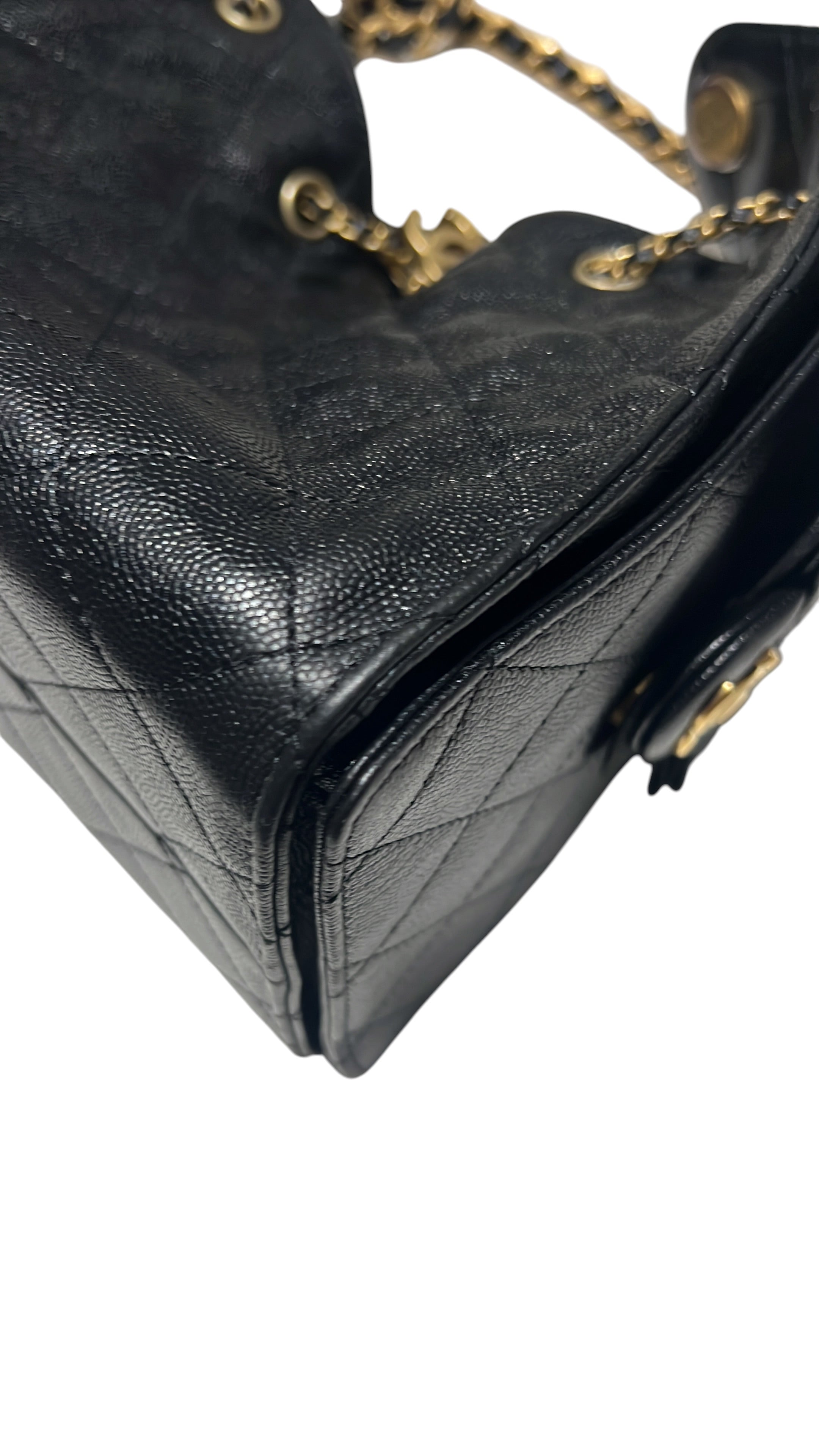 Chanel - sac 25 small cuir noir