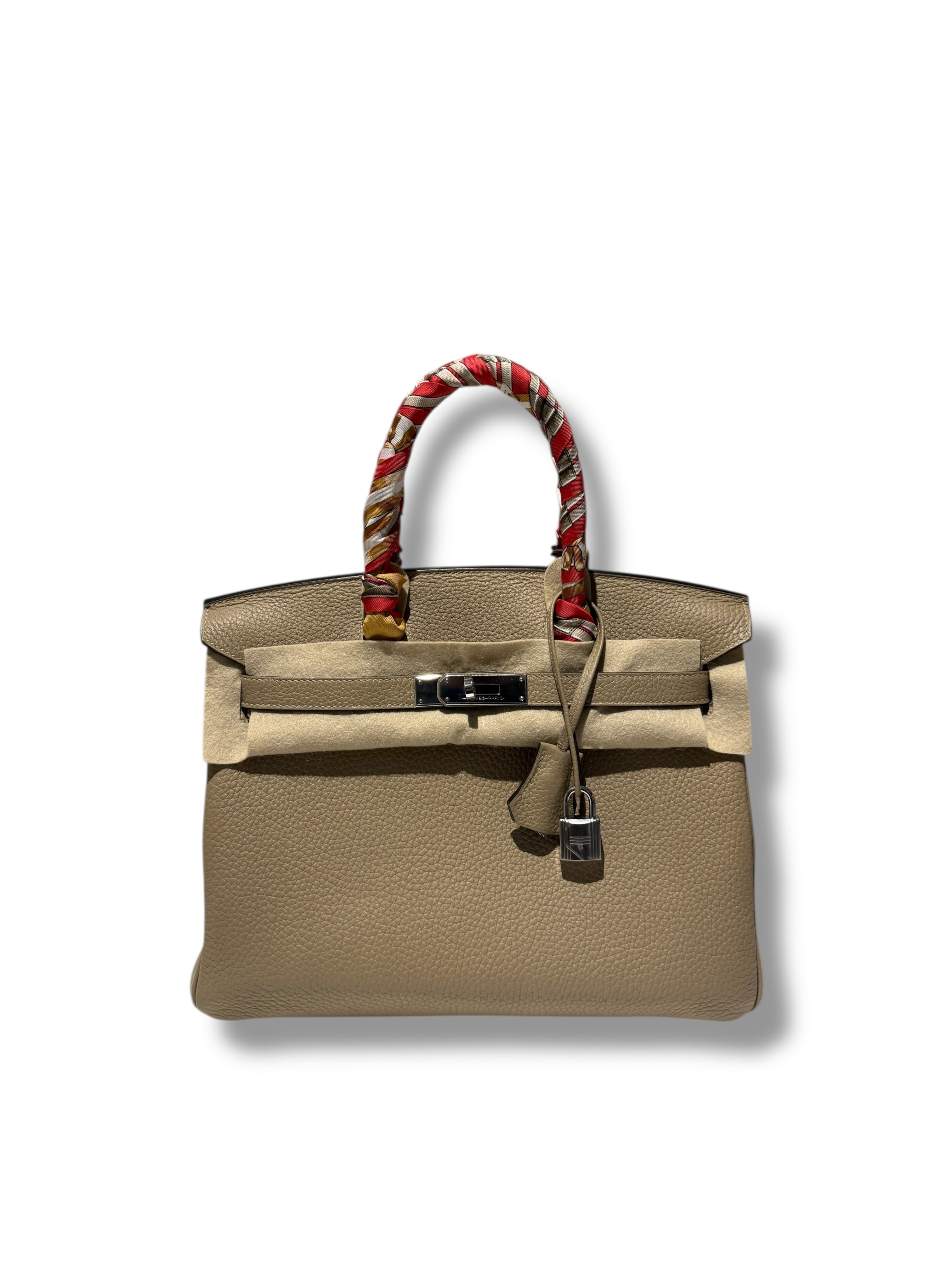 Hermès - Sac Birkin 30 Trench Taurillon Clémence