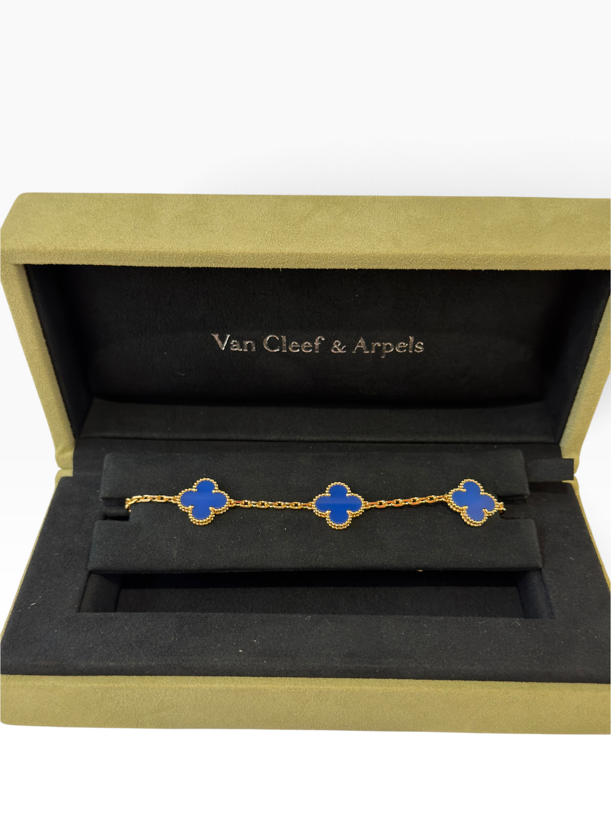 Van Cleef & Arpels - Bracelet Vintage Alhambra 5 motifs Agate