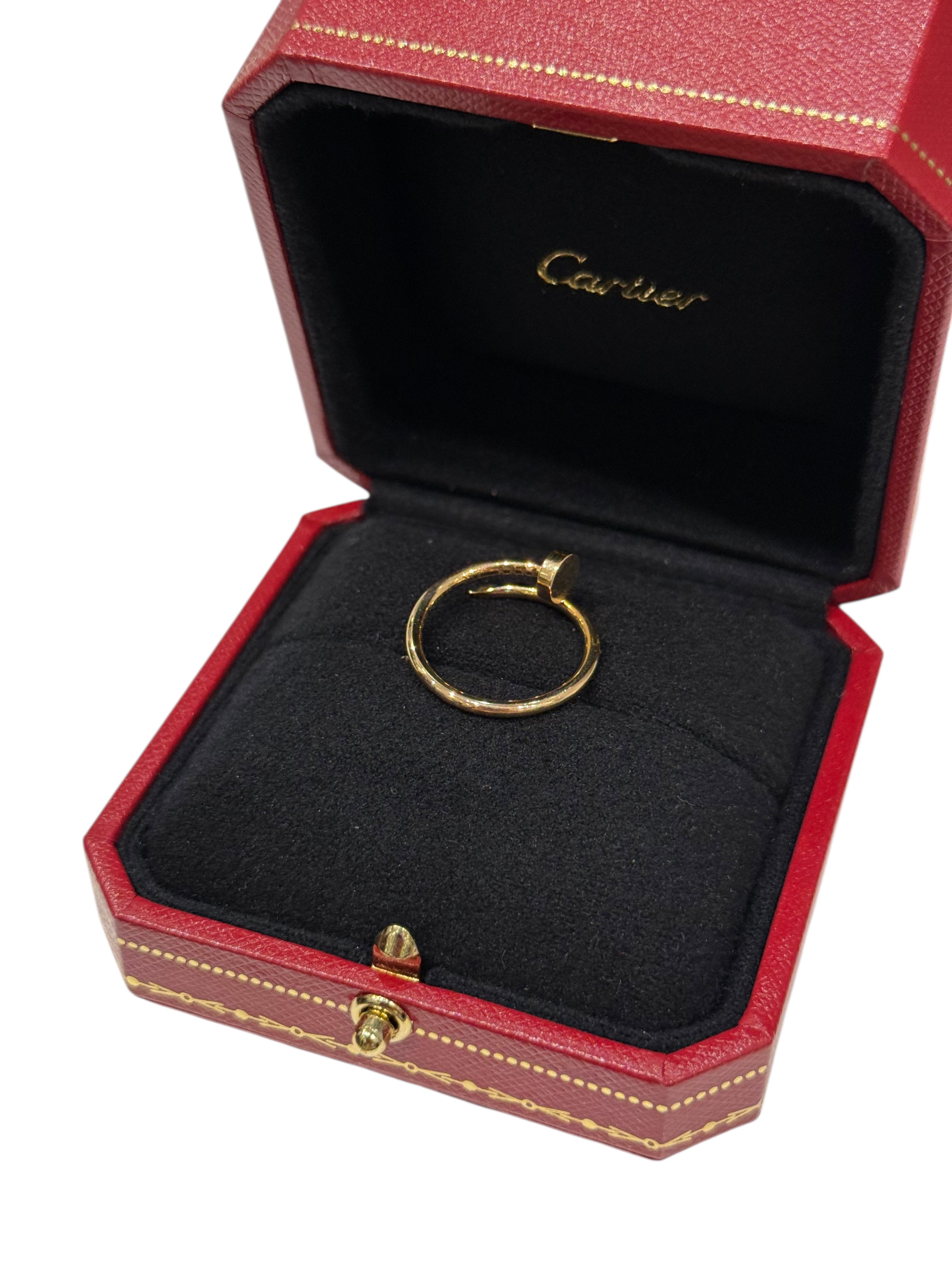 Cartier - Bague juste un clou or jaune T53
