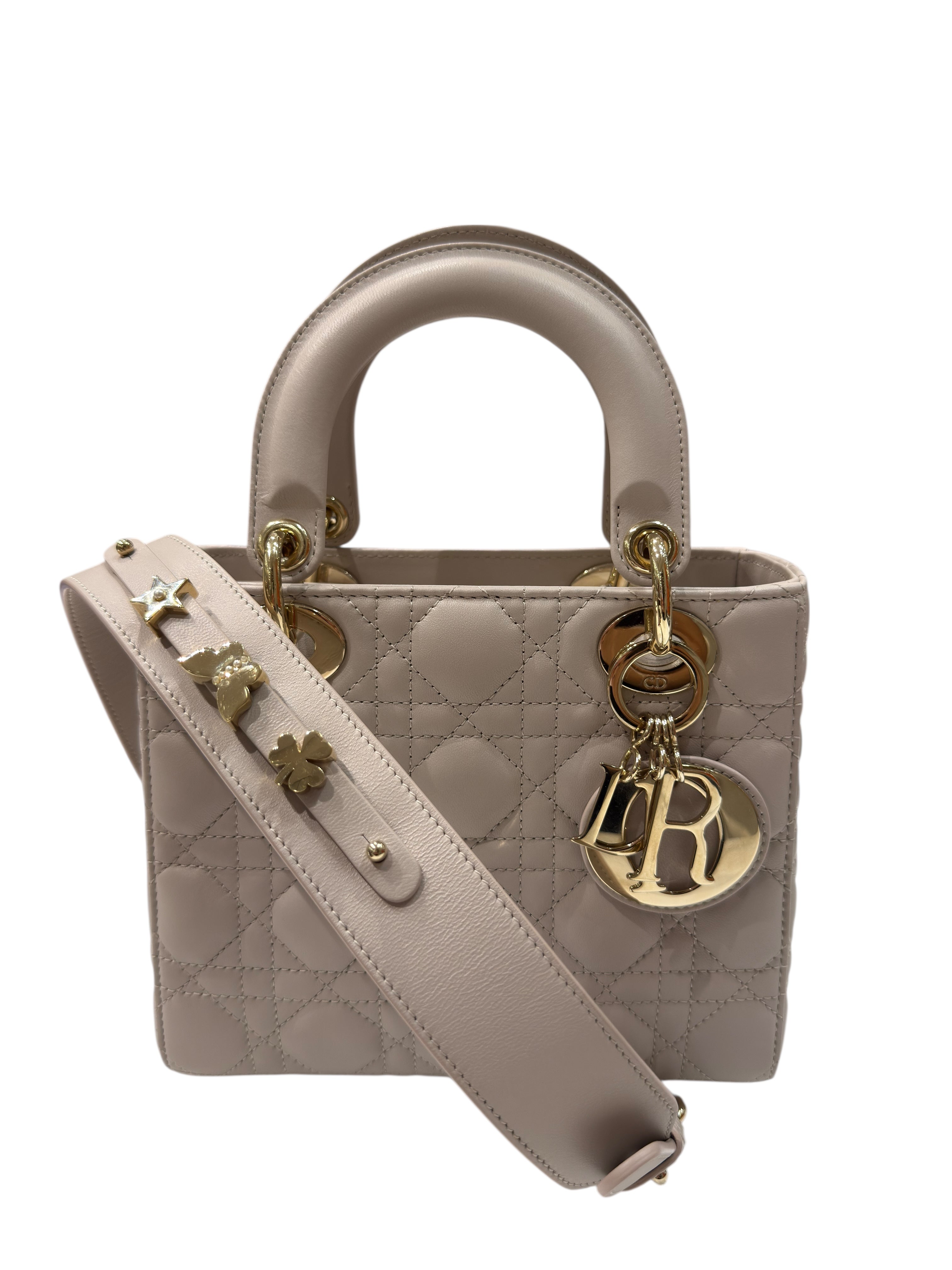 Christian Dior - Sac Lady Dior Small MY ABC beige