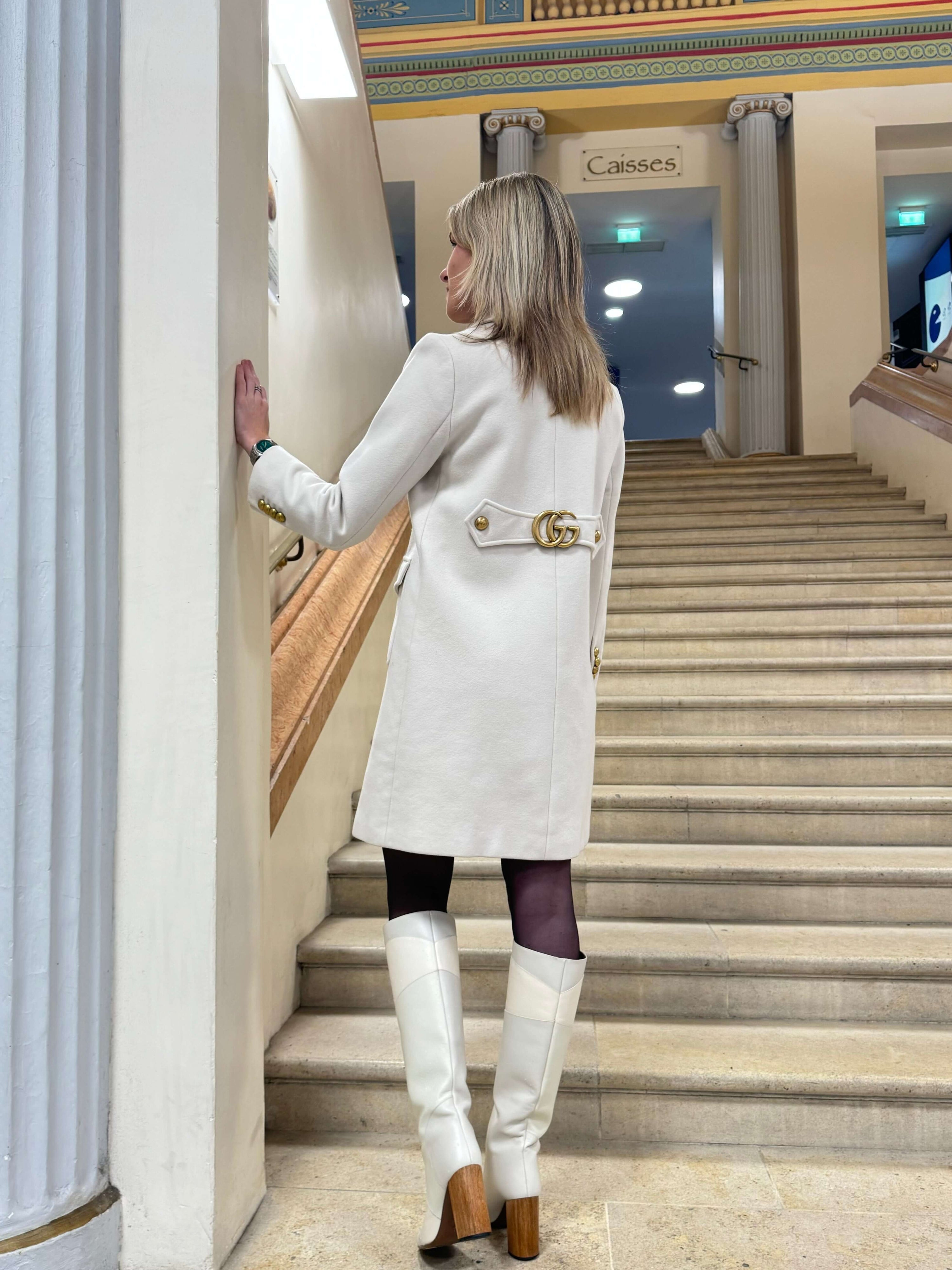 Gucci - White coat size 38