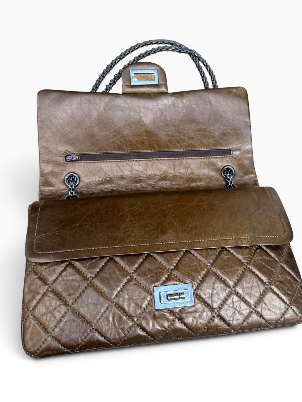 Chanel - Sac 2.55 Bronze