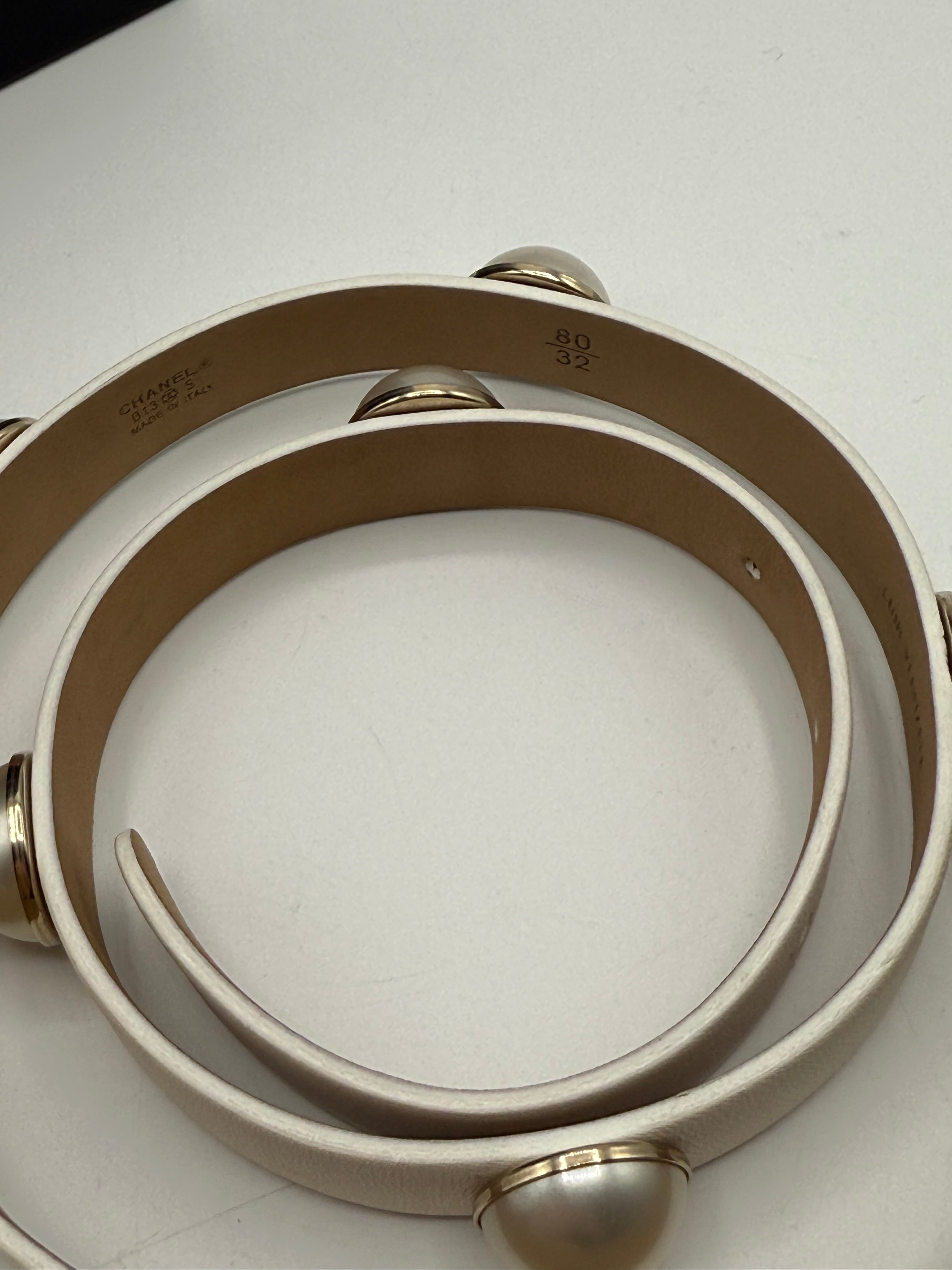 Chanel - Perlen Gürtel T80