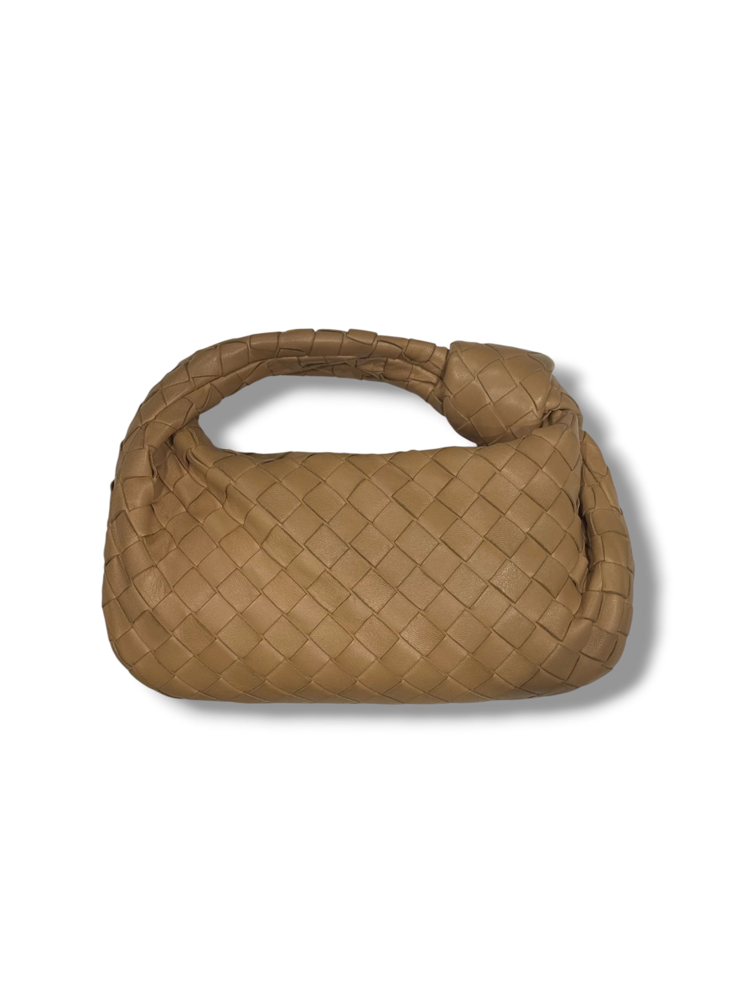 Bottega Veneta - Sac à main mini Jodie beige