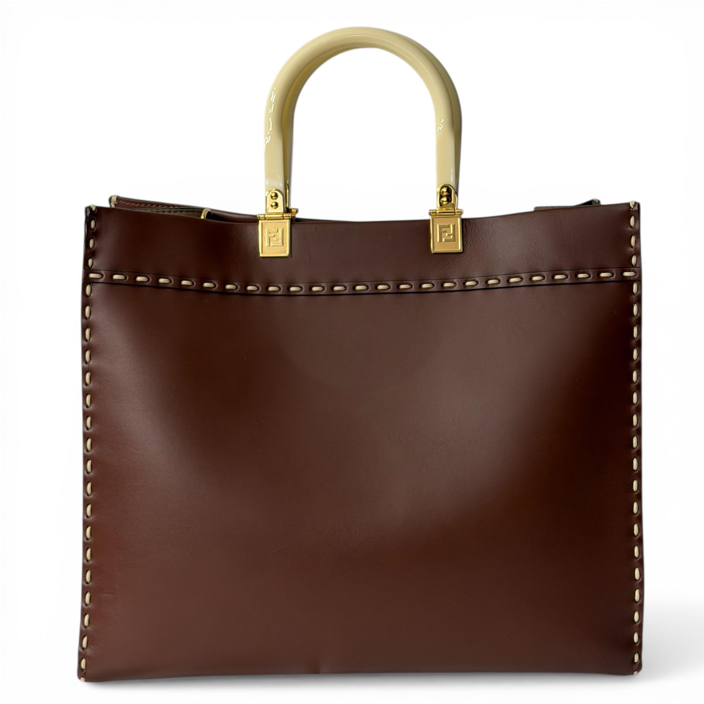 Fendi Sac Cabas Shopping Marron | Les Folies d’Eugénie