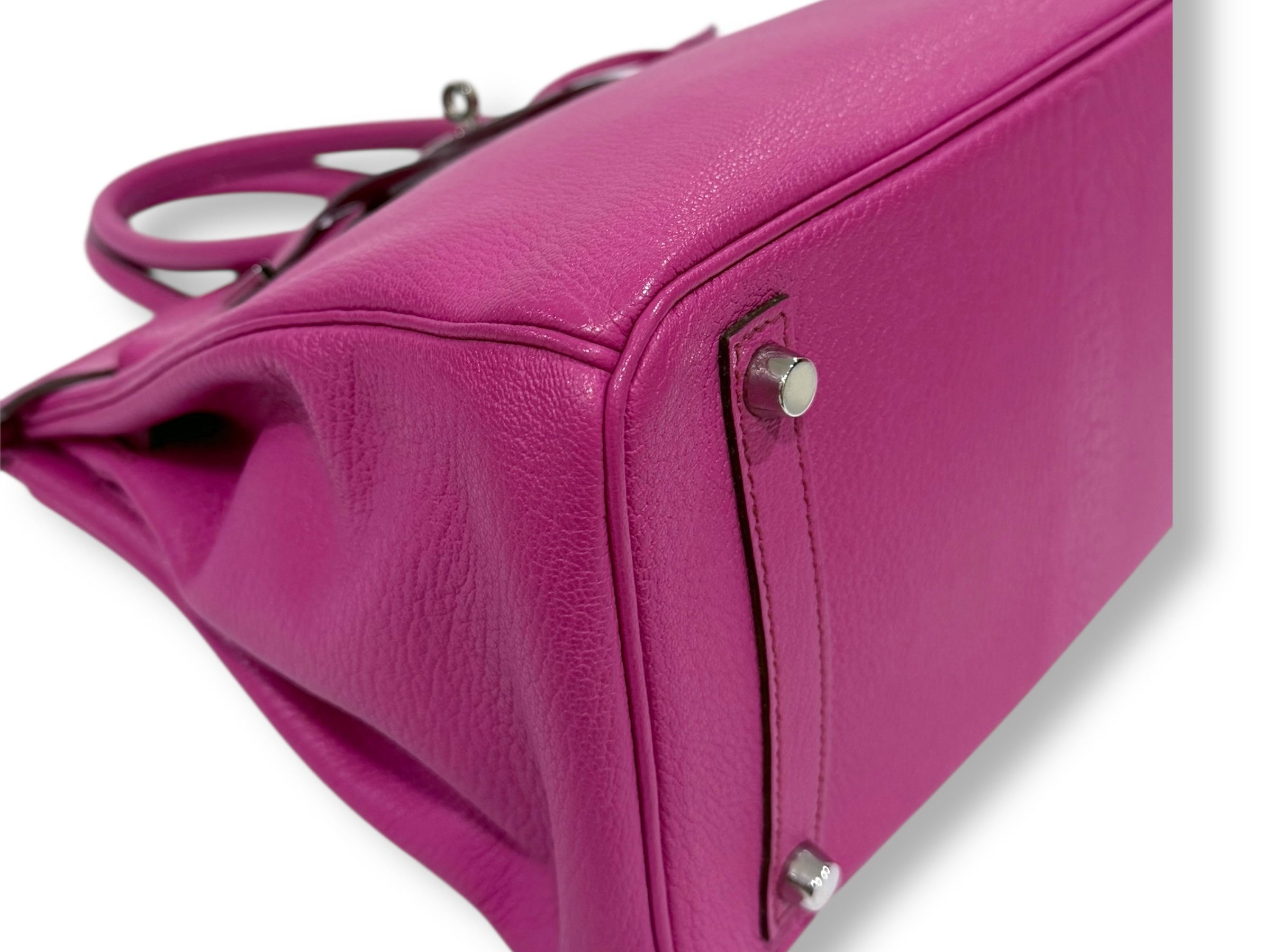 Hermès - Sac Birkin 30 Rose Extrême