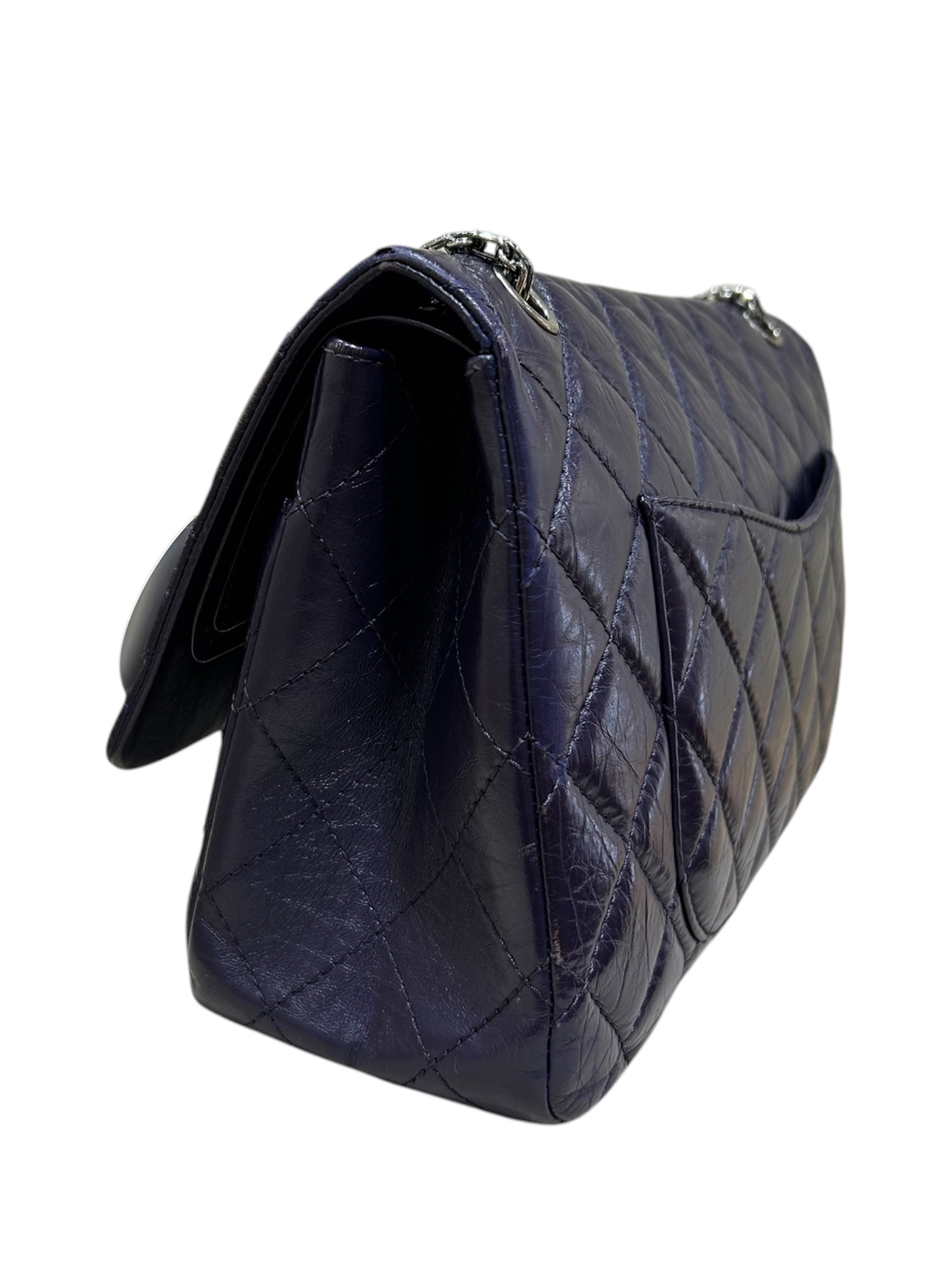 Chanel - Sac 2.55 Maxi violet
