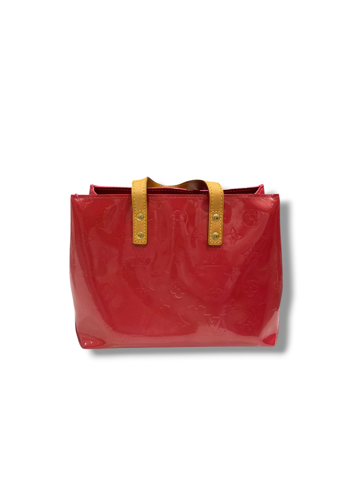 Louis Vuitton - Sac Reade cuir Monogram verni Rose PM