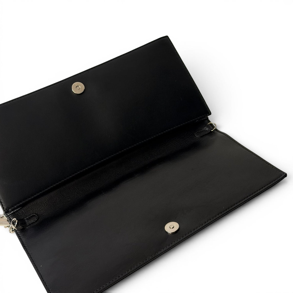 Dior - Pochette Lady Dior en cuir cannage noir