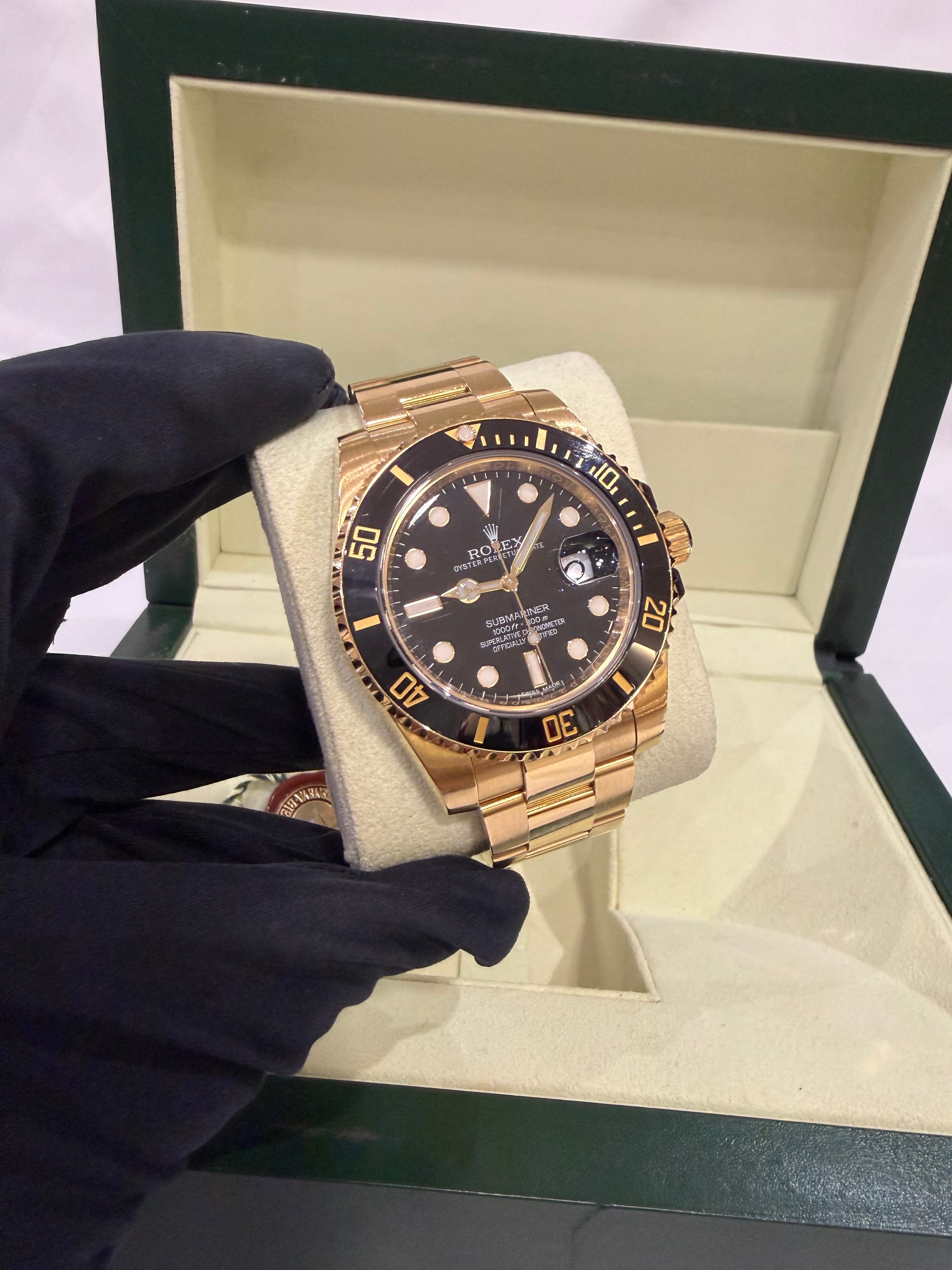 Rolex - Montre Submariner 40mm or jaune