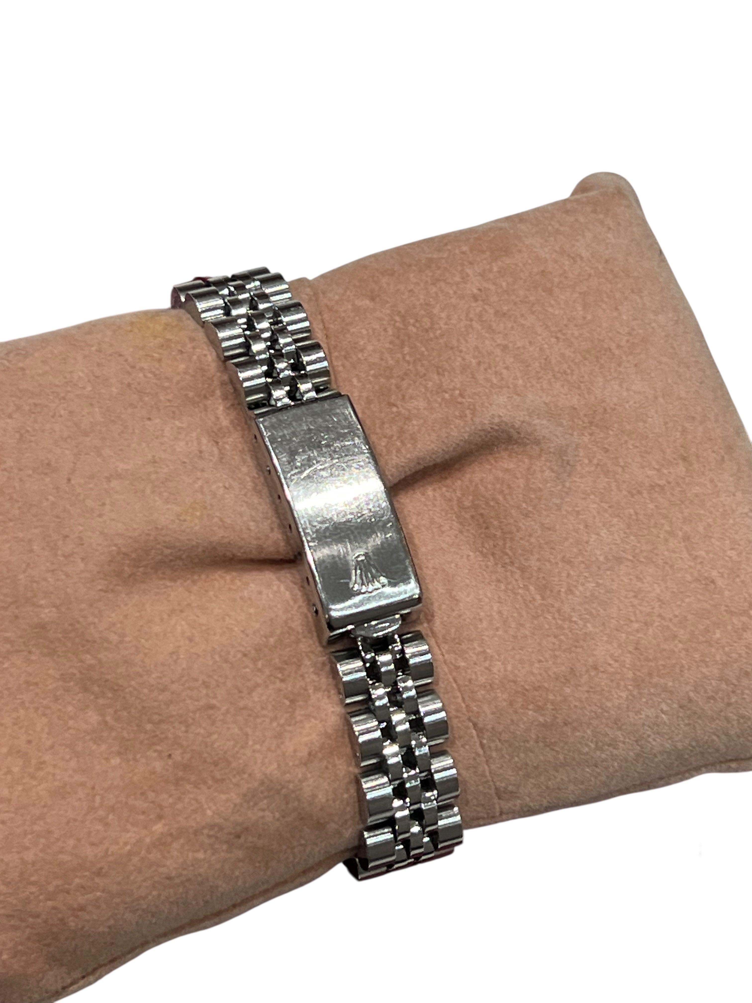 Rolex - montre lady datejust 26mm or gris et acier année 1991