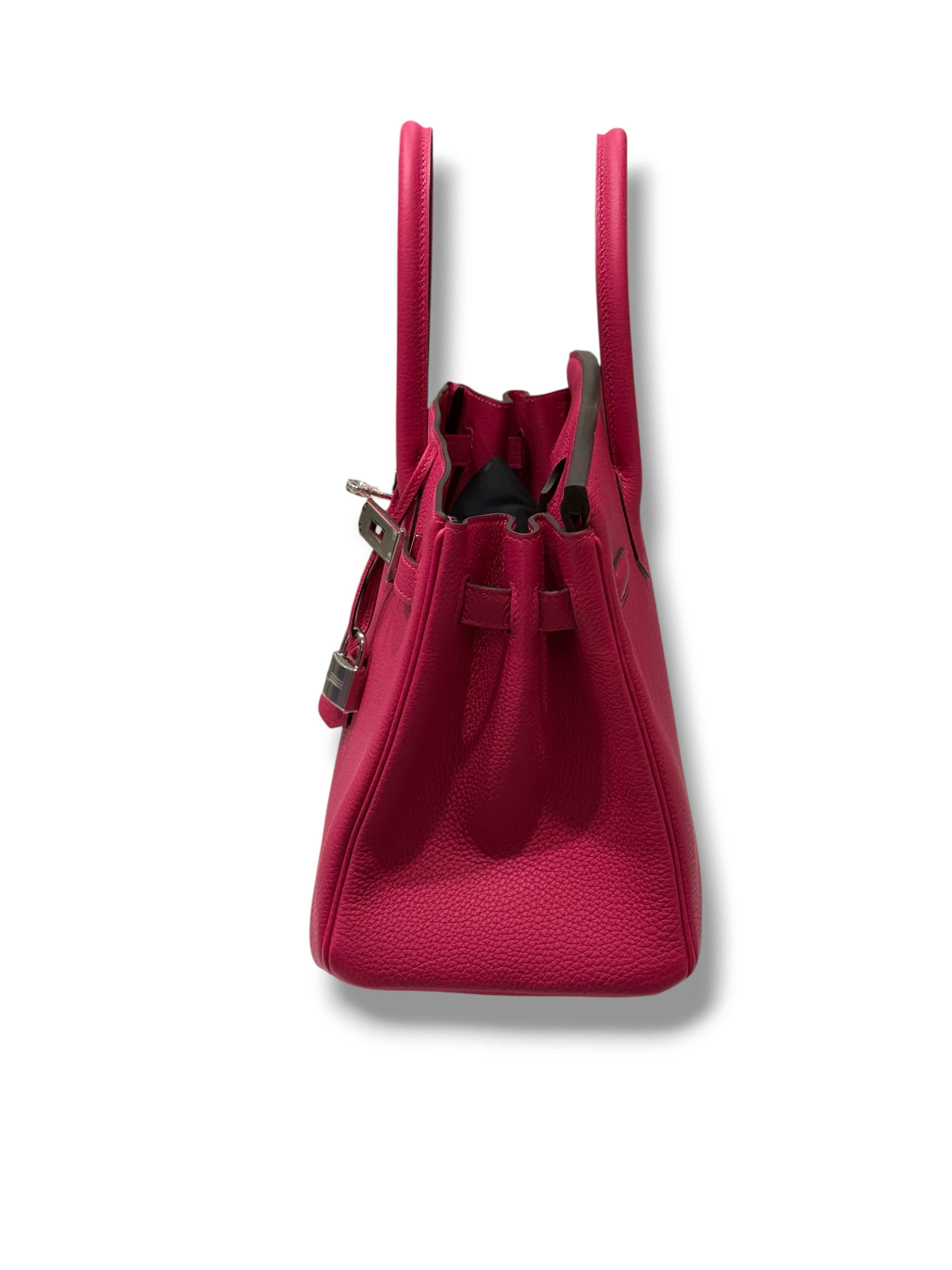 Hermès - Sac Birkin 30 Rose Mexico PHW