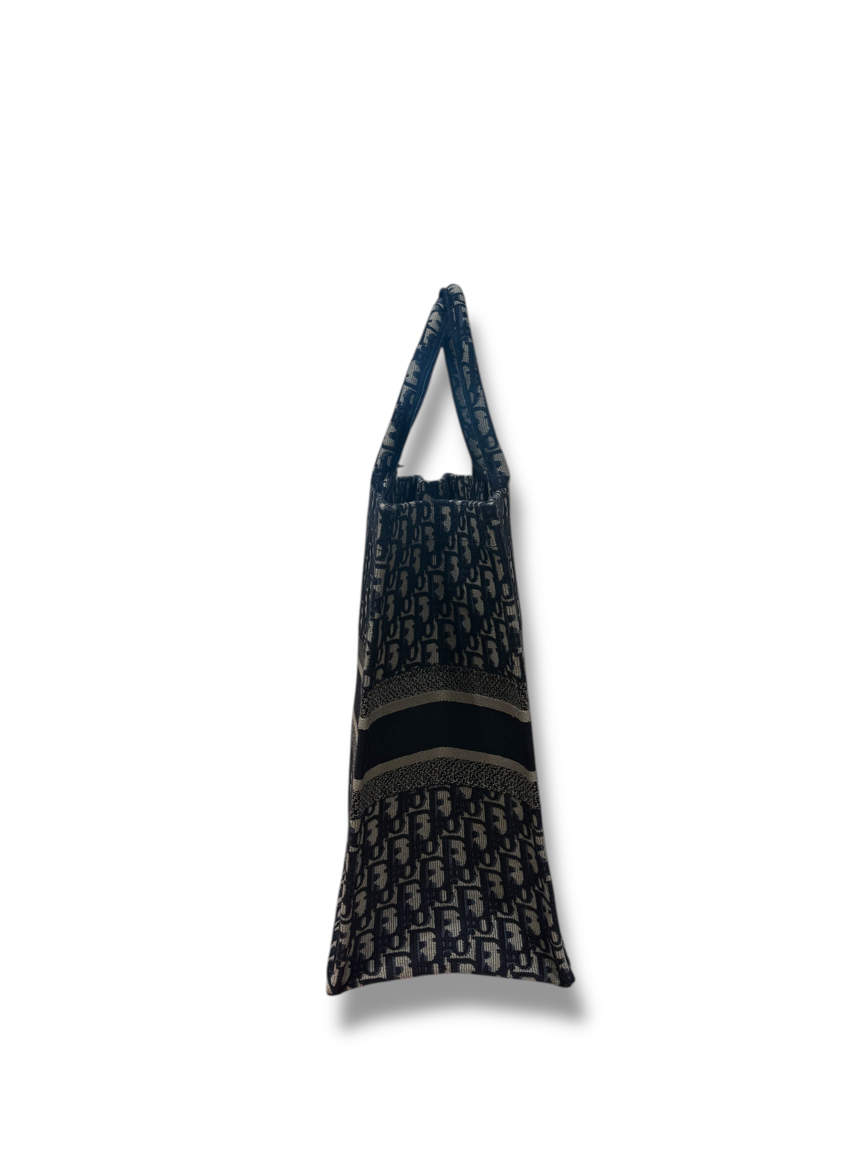 Dior - Sac Tote bag toile Oblique GM