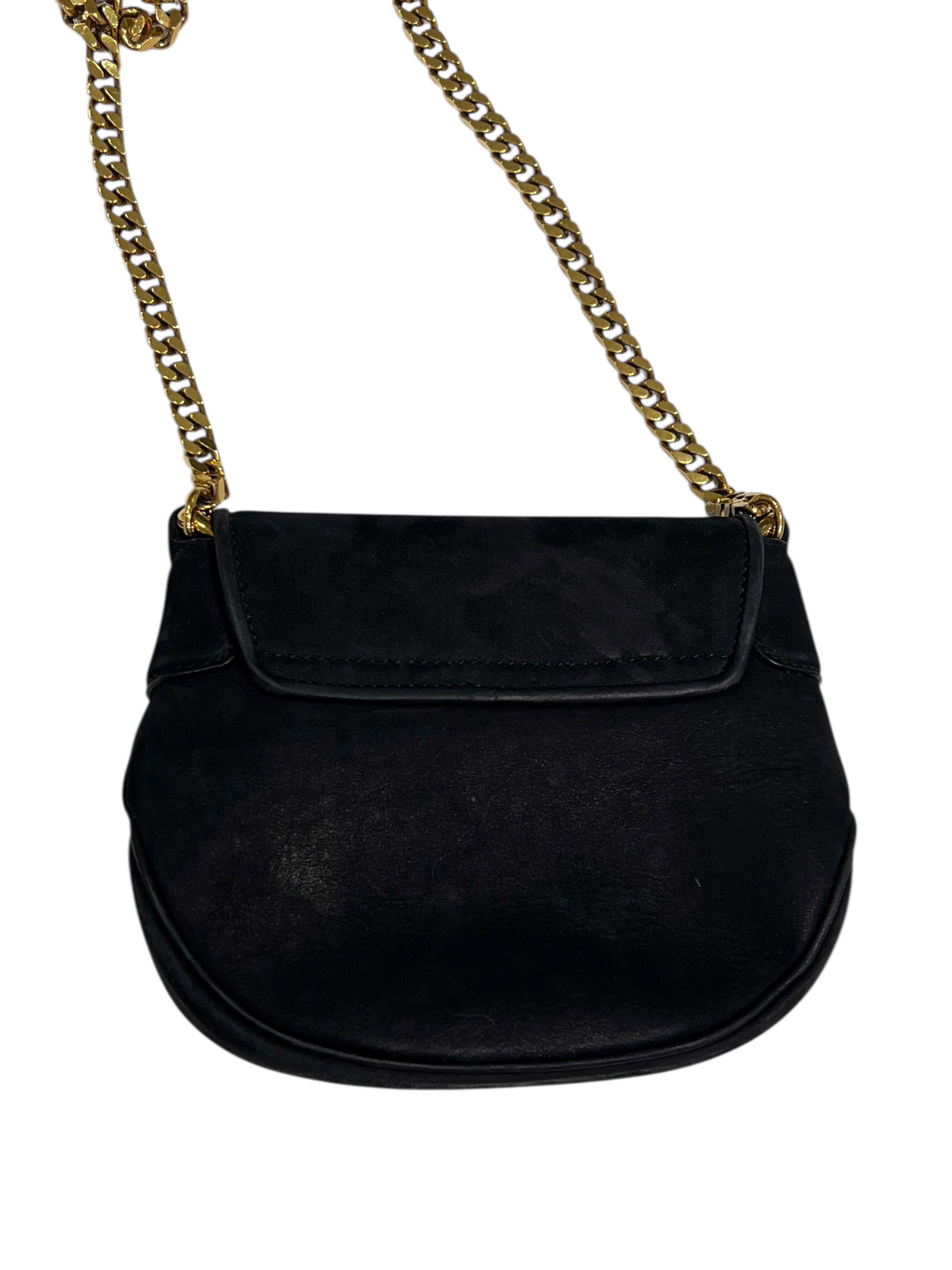 Gucci - mini sac tigrette daim noir