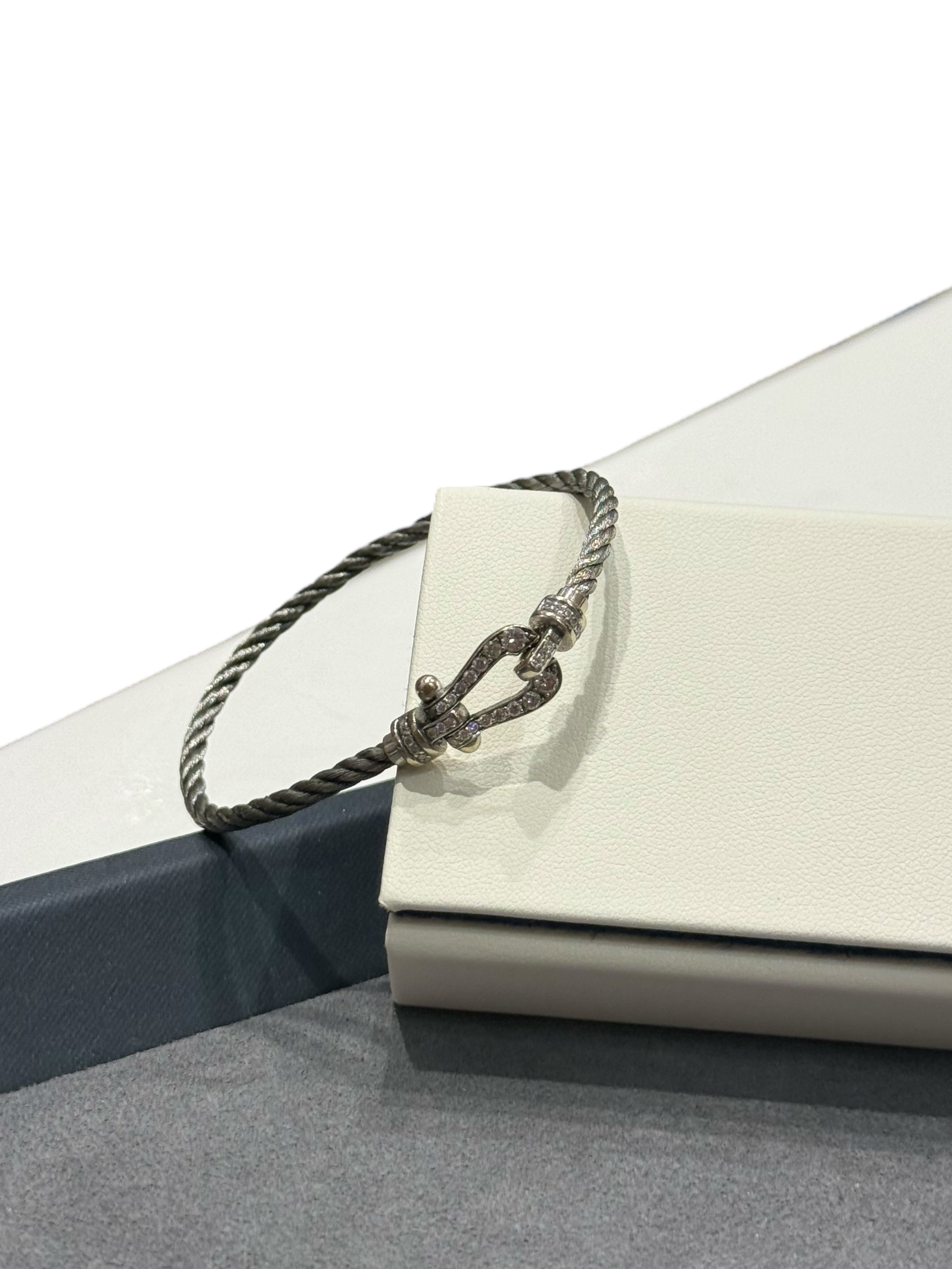 Fred - Bracelet Force 10 full diamants Moyen Modèle