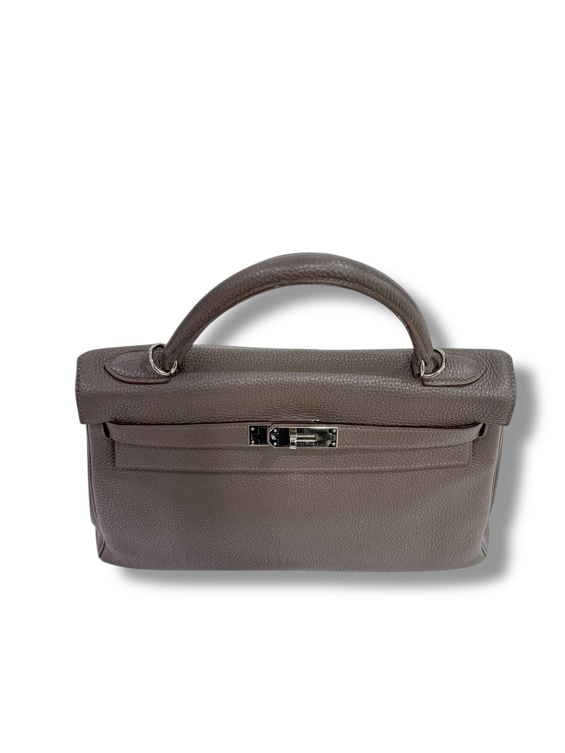 Hermès - Sac Kelly 32 étoupe