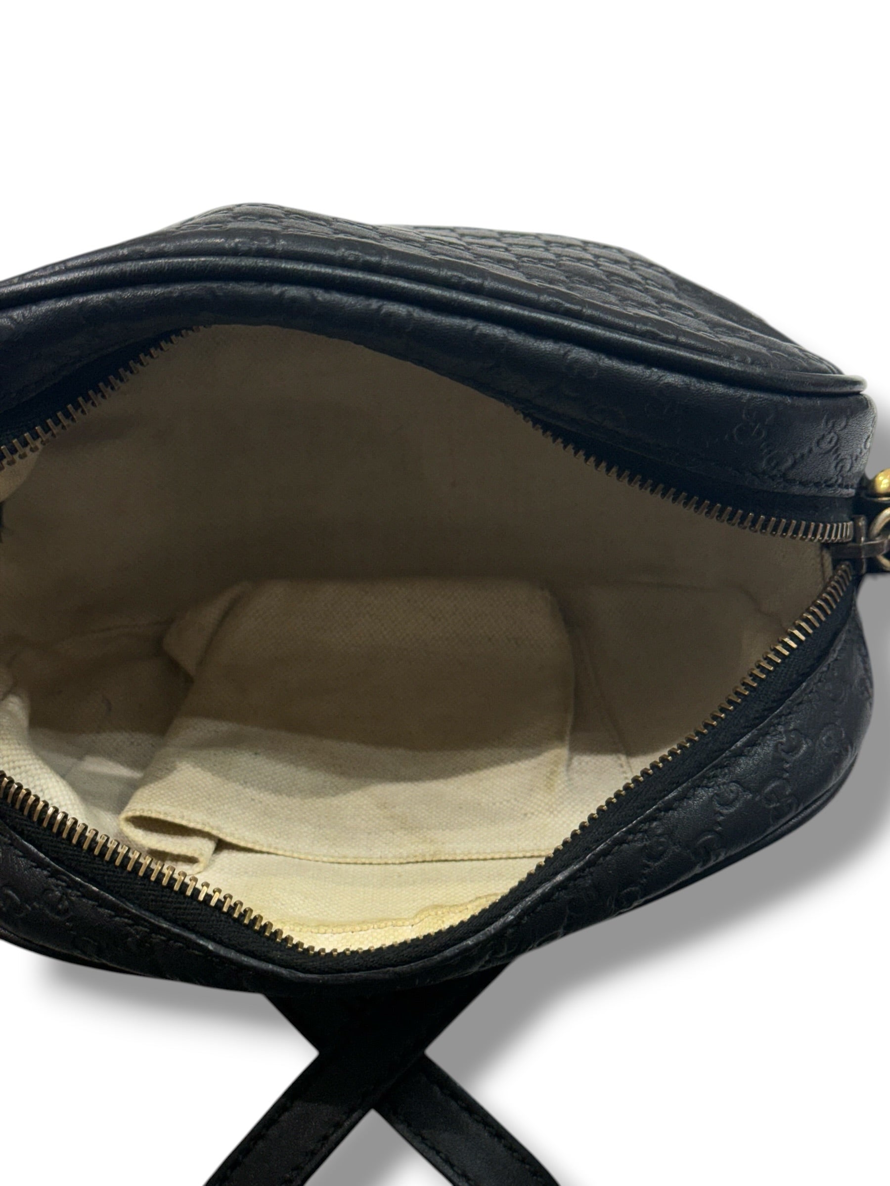 Gucci - Sac mini caméra monogramme noir