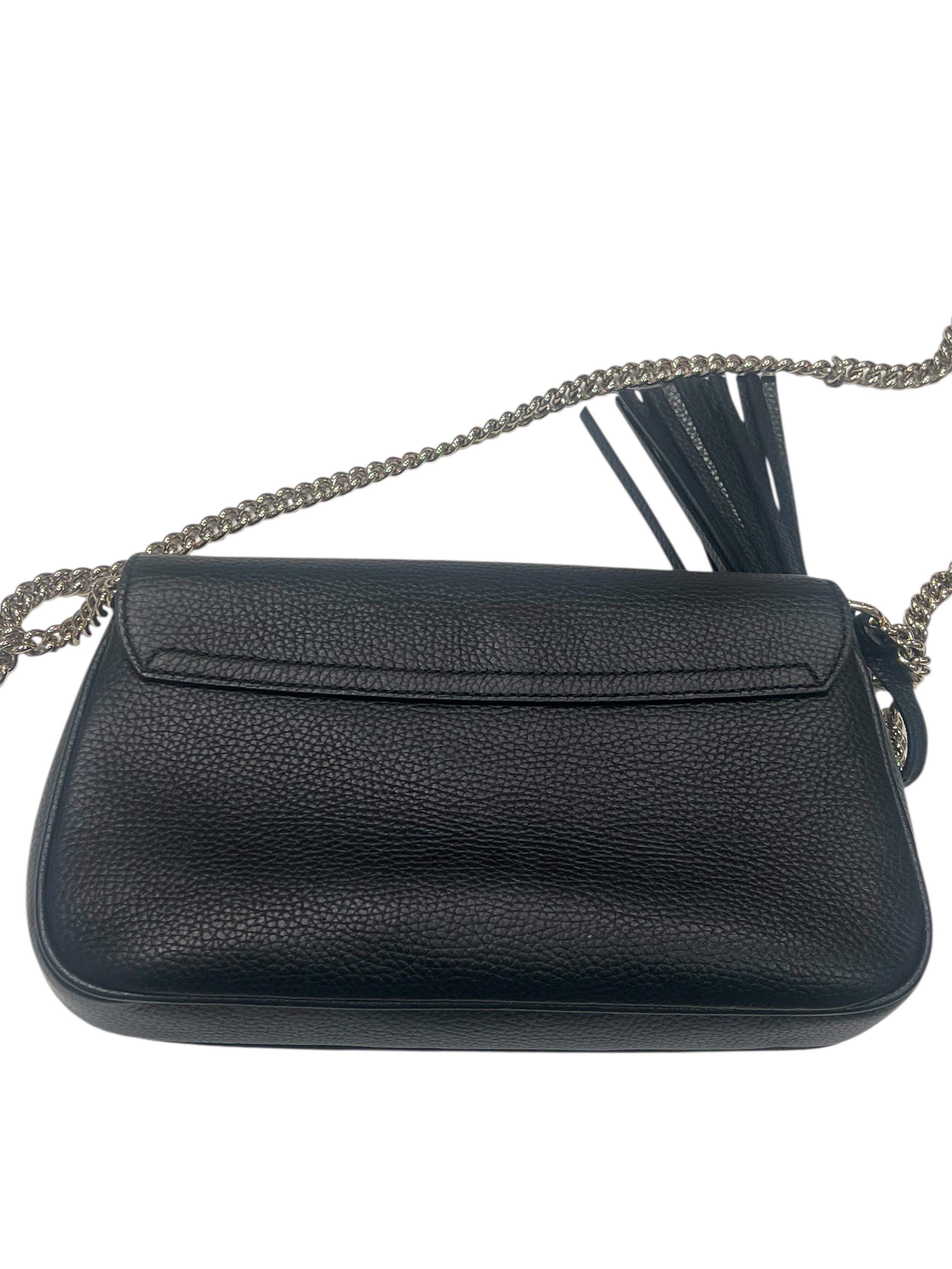 Gucci - sac soho cuir noir