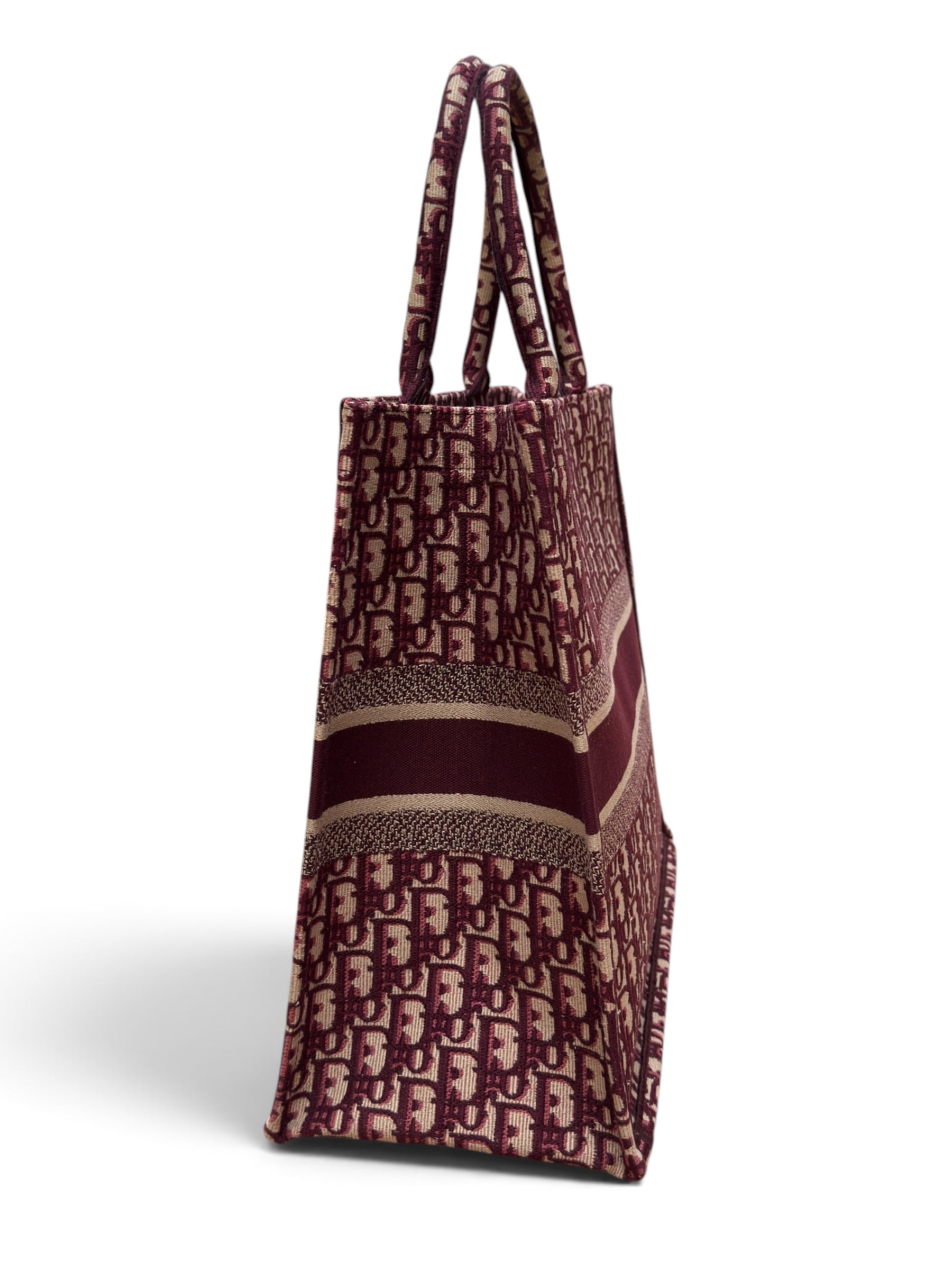 Dior - Sac Cabas Book Tote Bordeaux