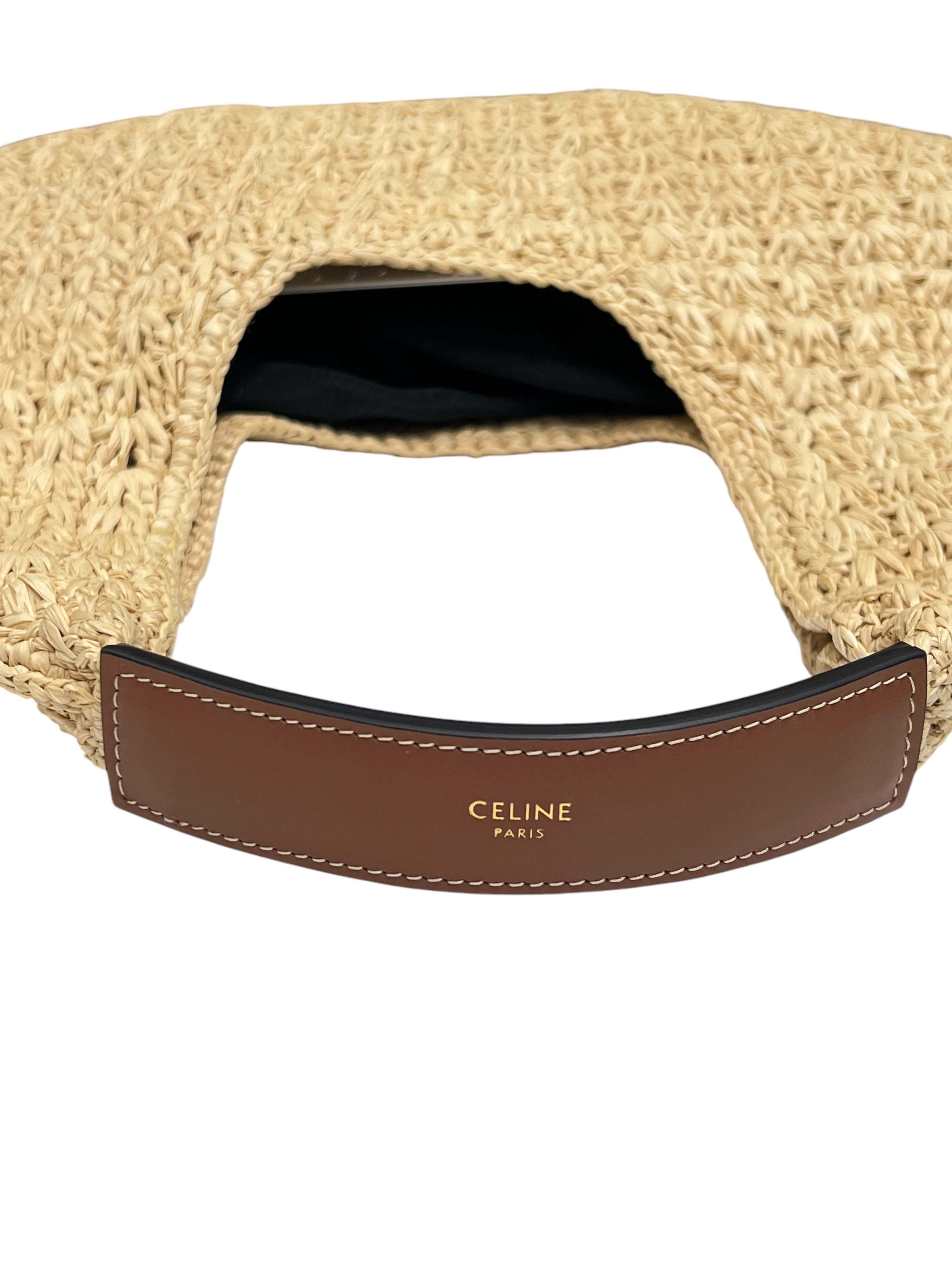 Céline – Hobo-Tasche aus Raphia, mittelgroß