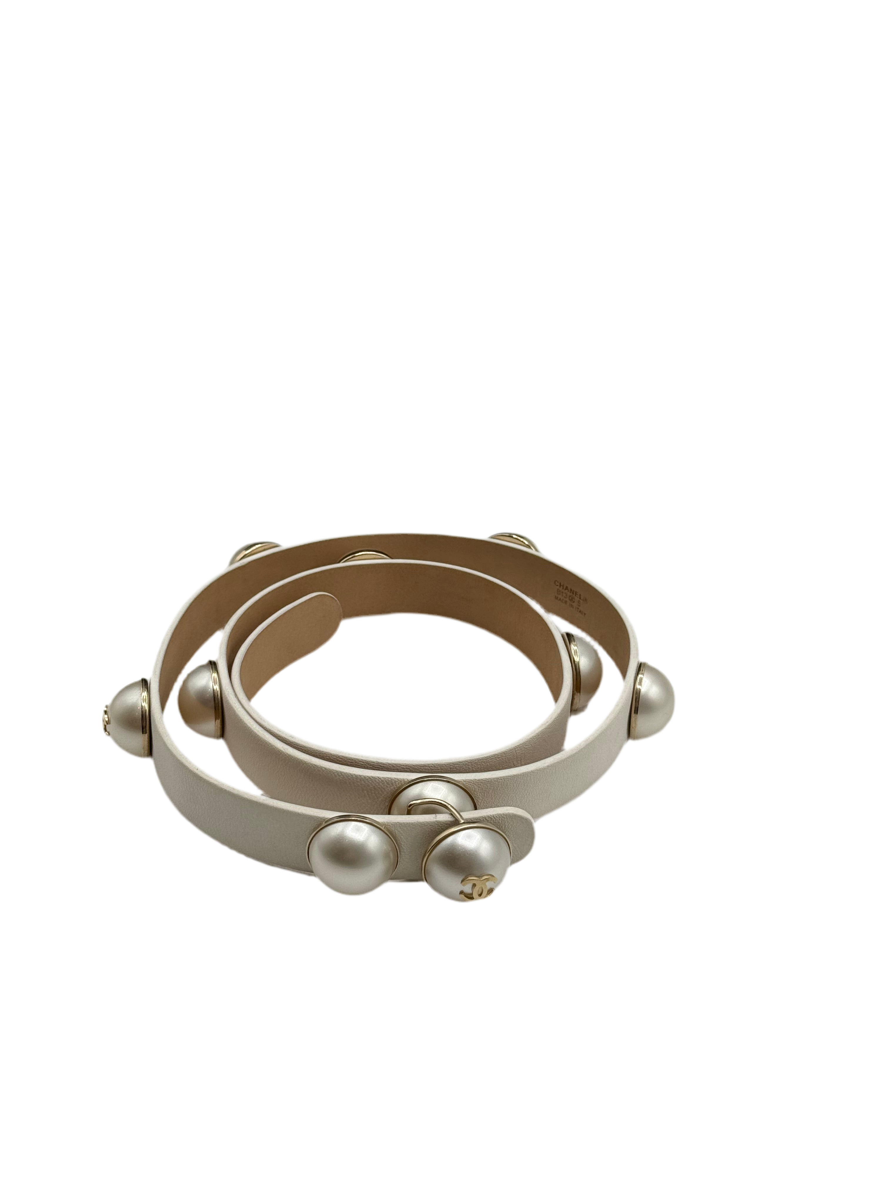 Chanel - Perlen Gürtel T80