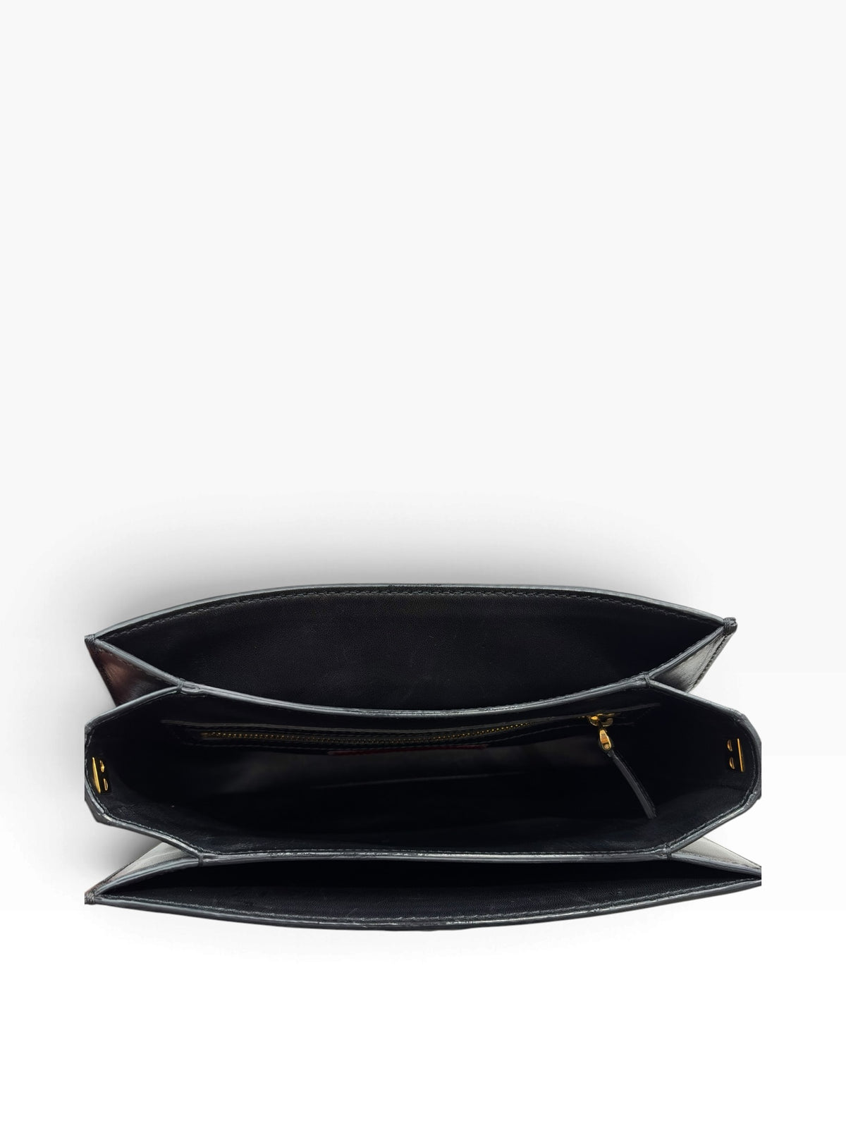 Valentino - Sac B-Rockstud Flap en cuir de veau noir
