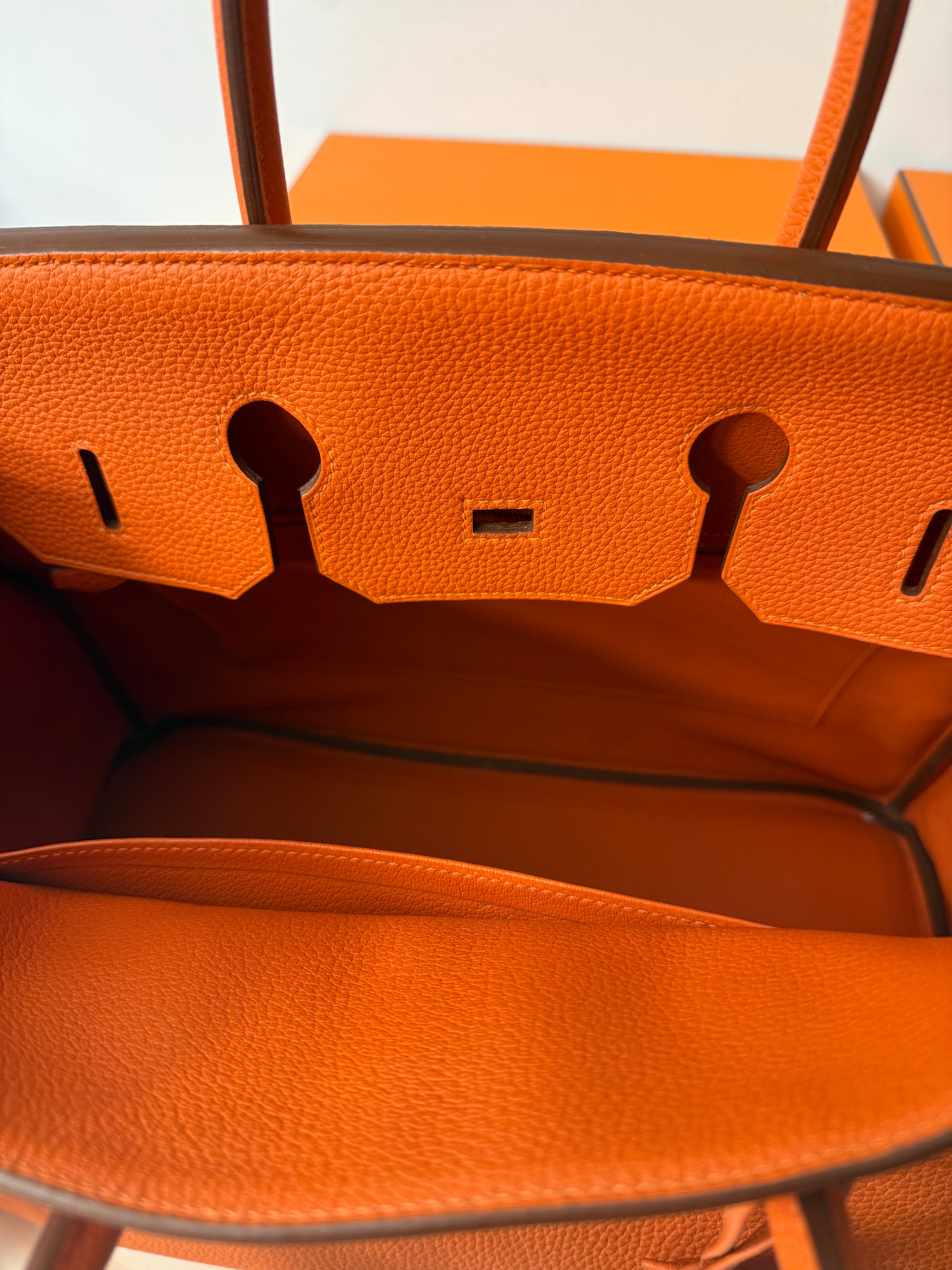 Hermès - Sac Birkin 35 Orange