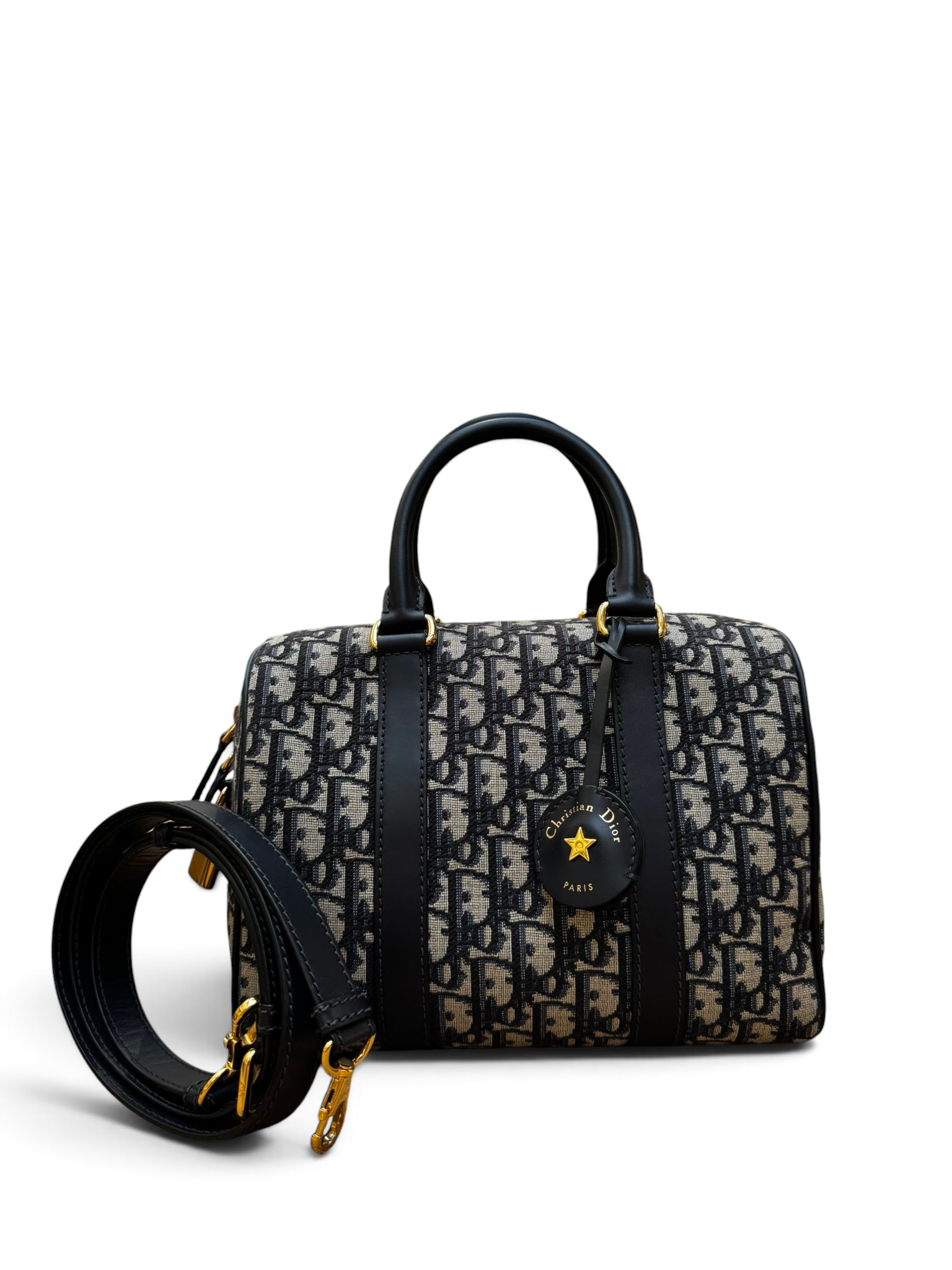 Dior - Sac Bowling en toile Jacquard monogramme oblique