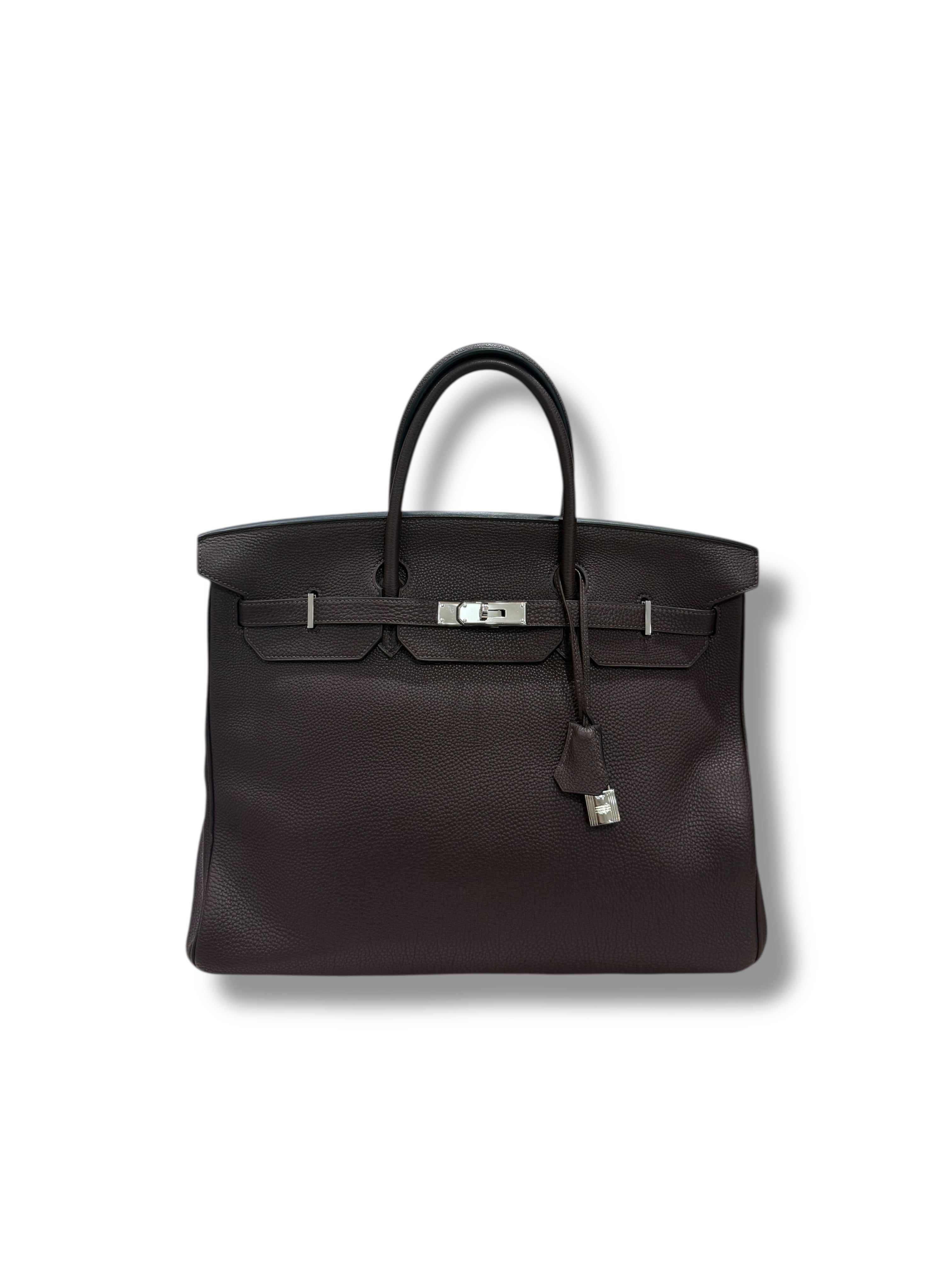 Hermès - Sac Birkin 40 Chocolat PHW