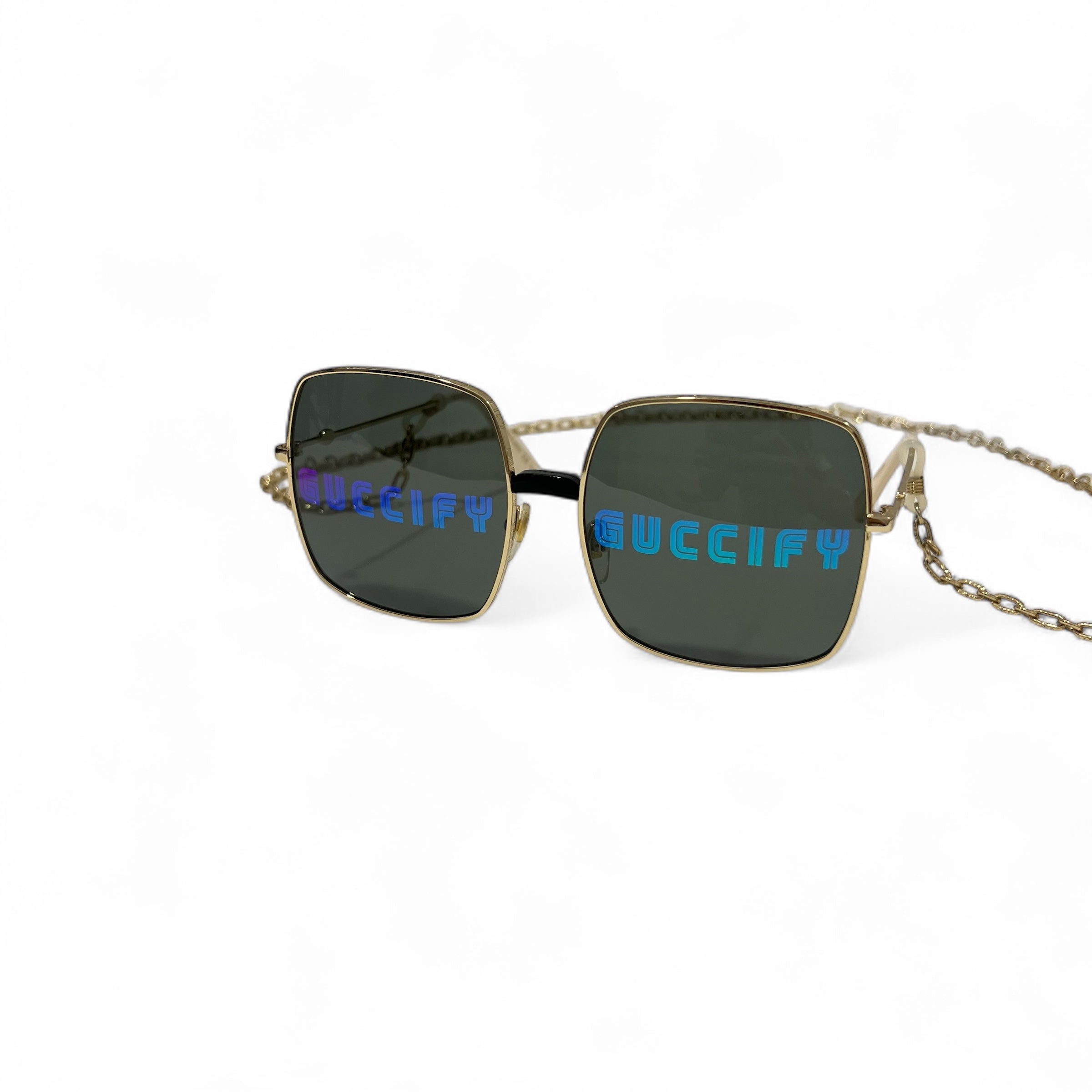 Gucci - Solaires GUCCIFY avec chaîne