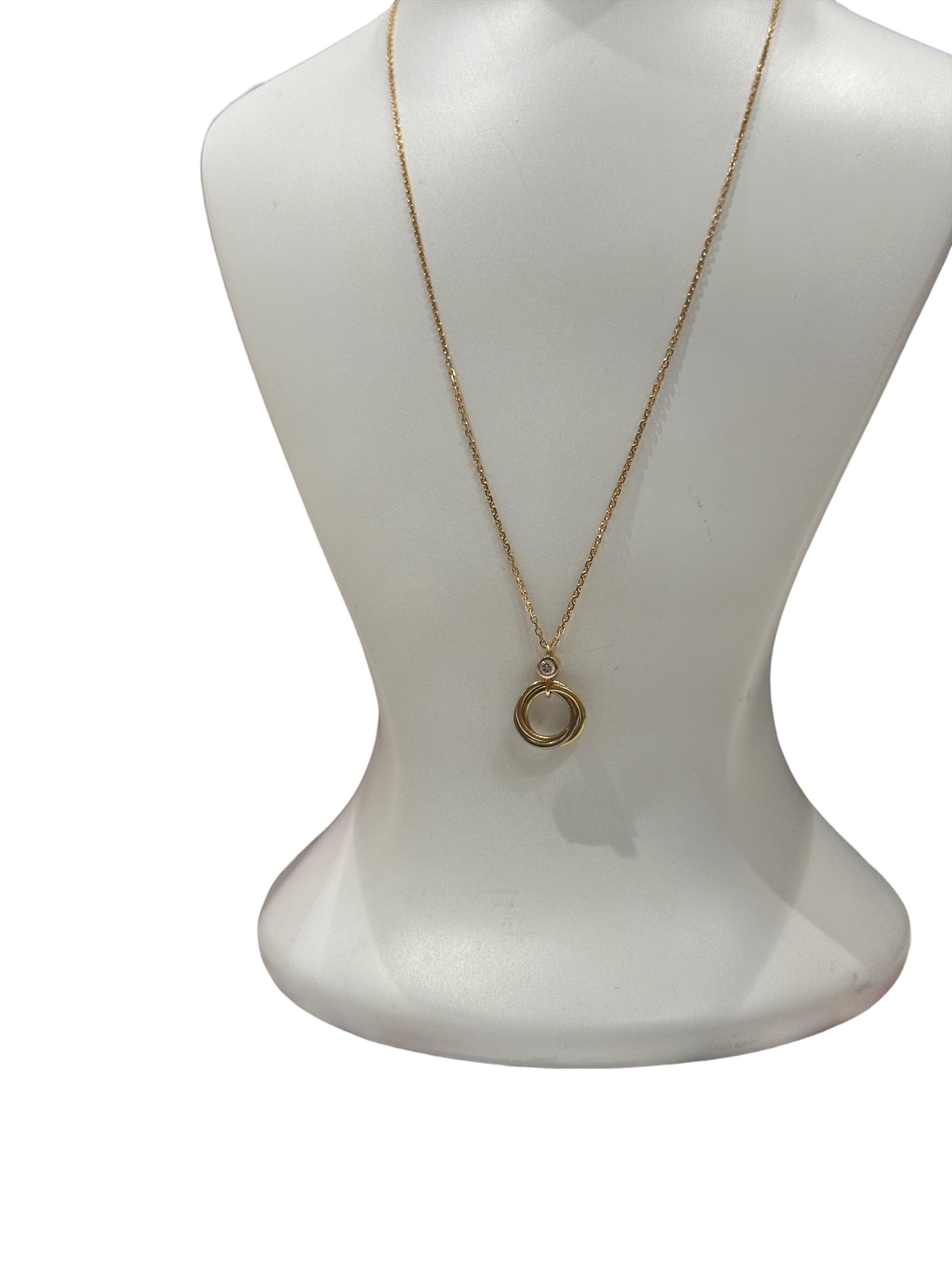 Cartier Collier Pendentif Trinity Avec Diamant | Les Folies d’Eugénie