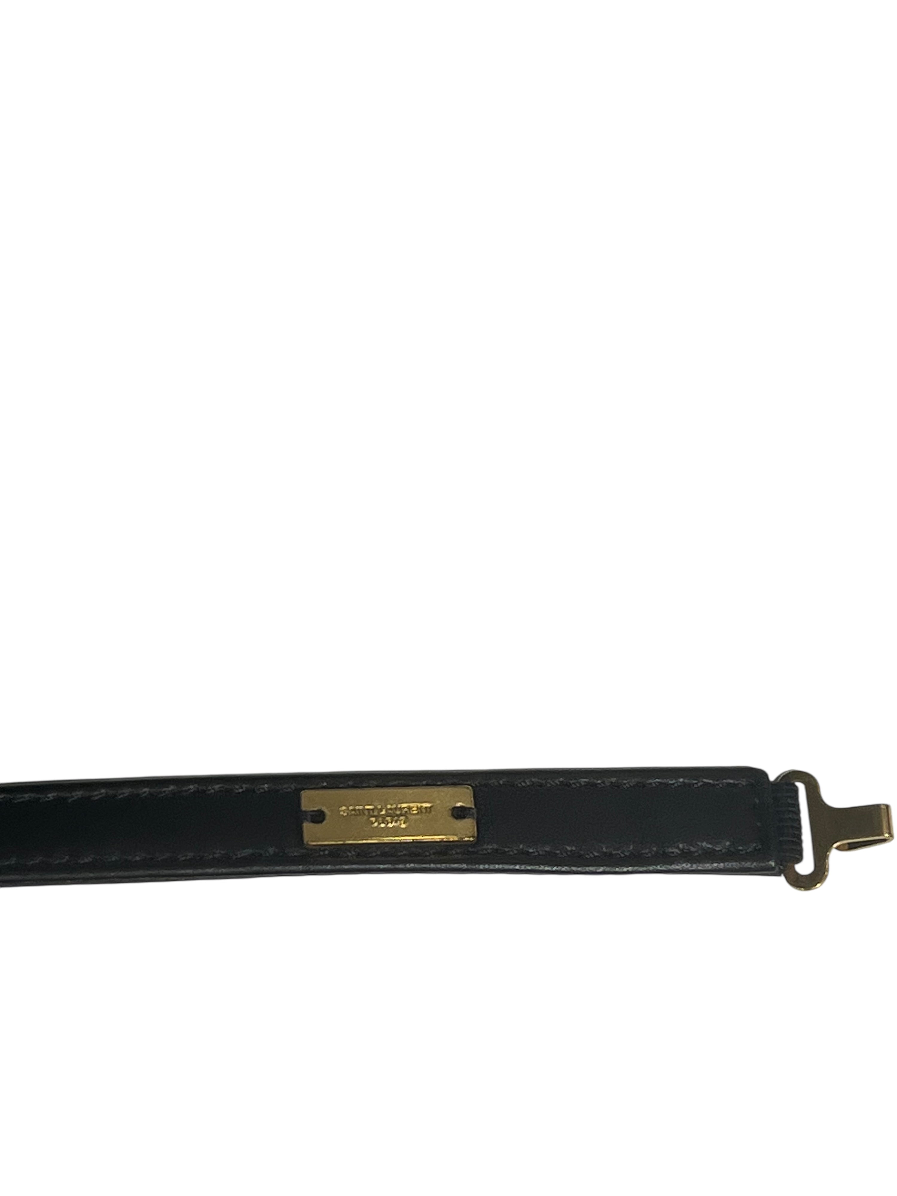 Saint Laurent Collier-Cravate Noeud Noir | Les Folies d’Eugénie
