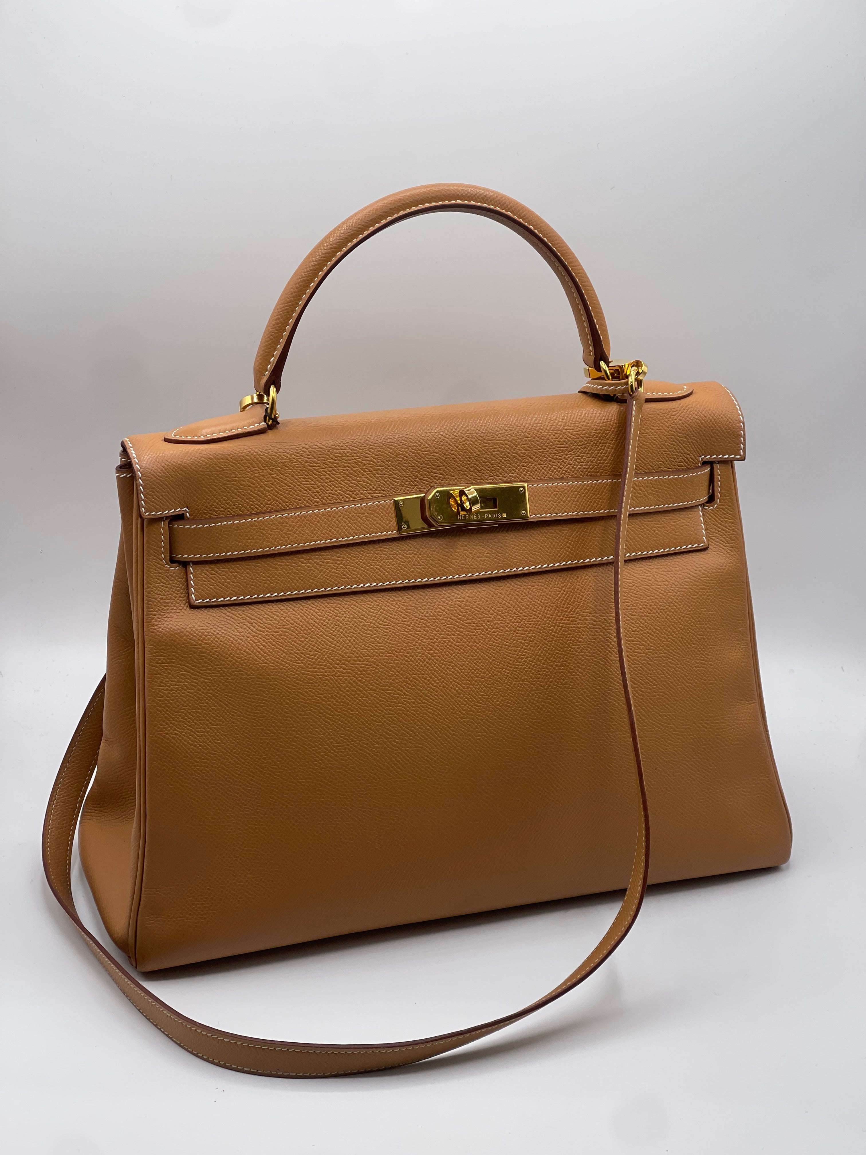 Hermès - Sac Kelly 32 naturel