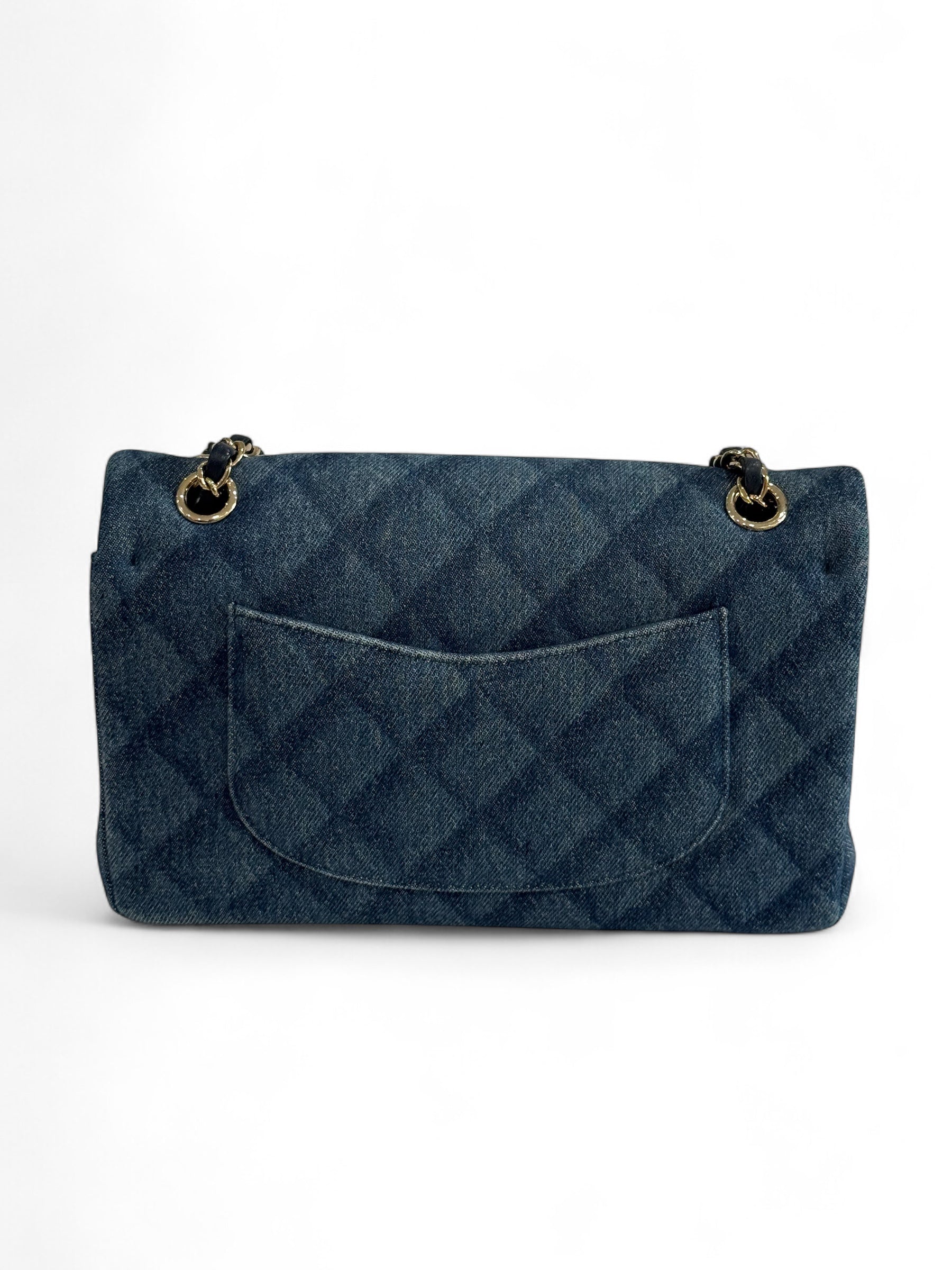 Chanel - Sac classique 25cm double flap denim