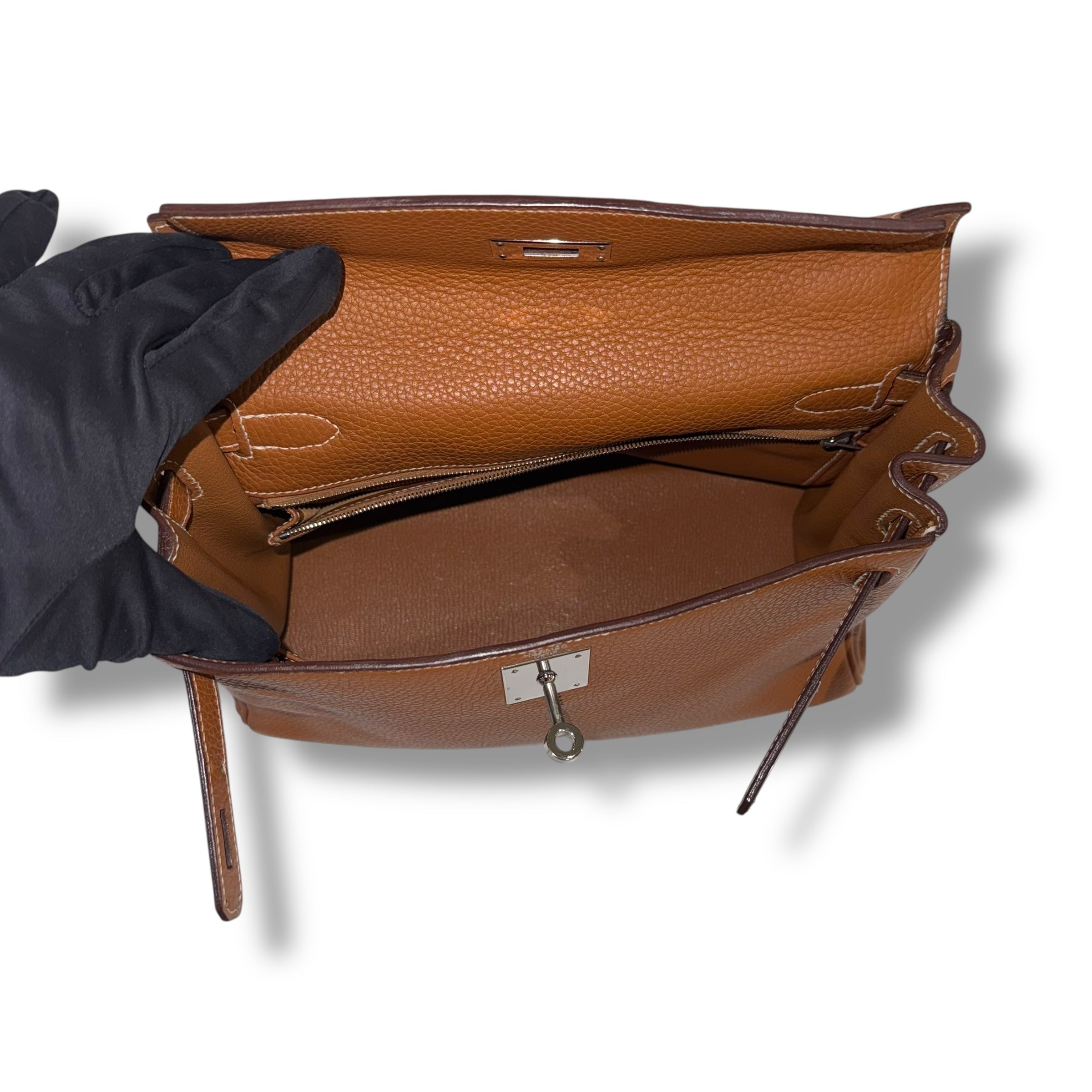 Hermès - Sac Kelly 28 Togo retourné
