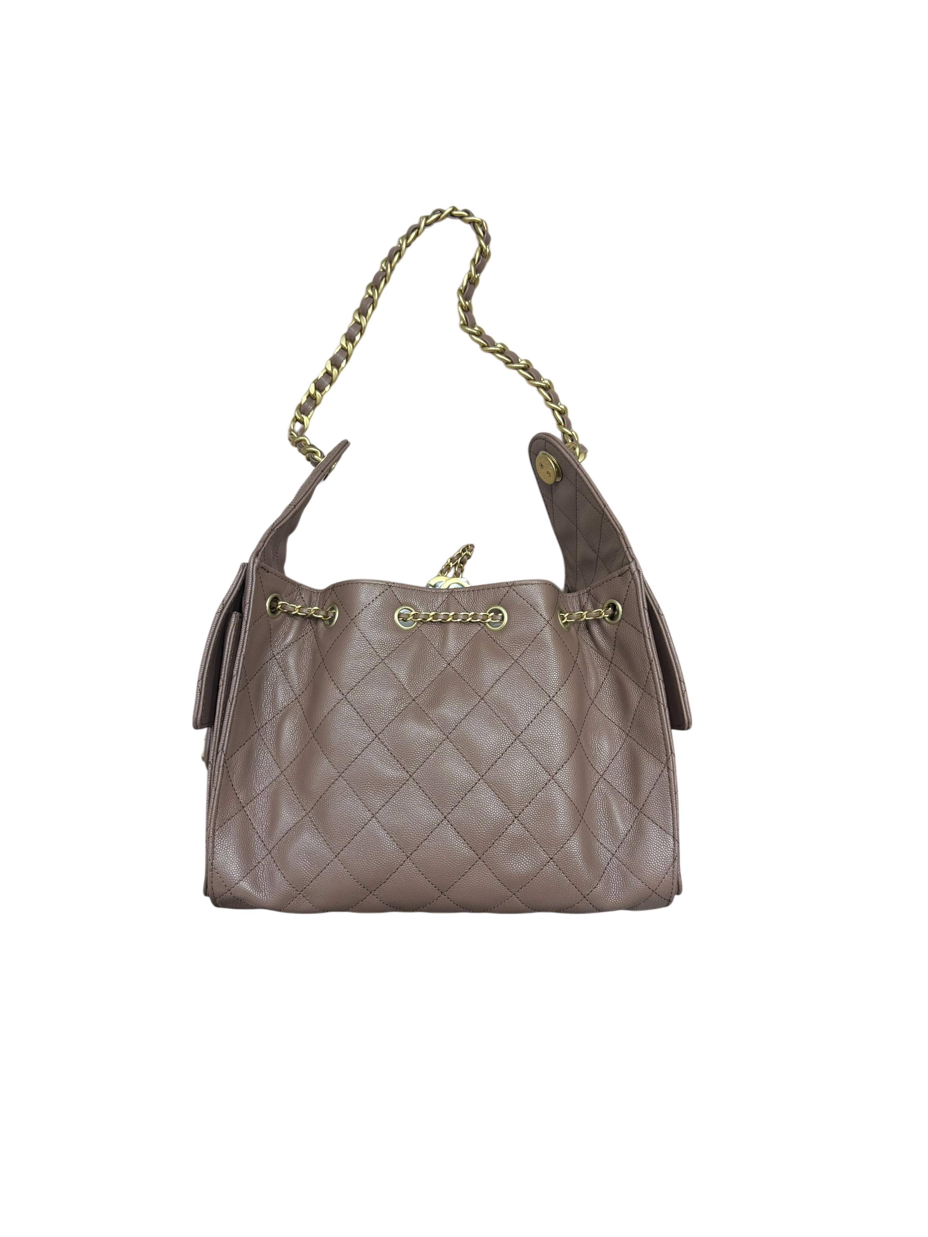 Chanel - Sac modèle 25 small marron