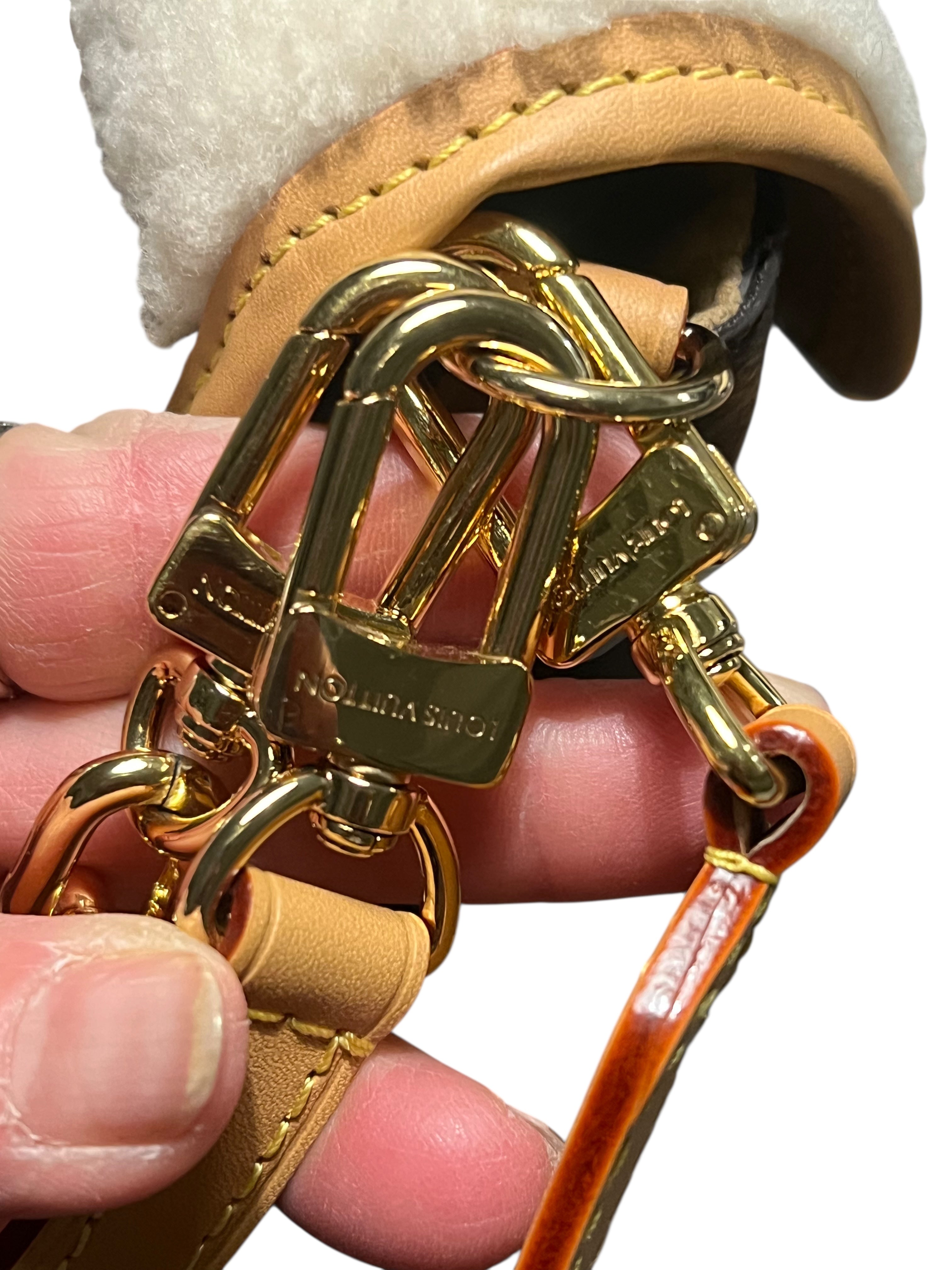 Louis Vuitton - sac Diane peau lainée