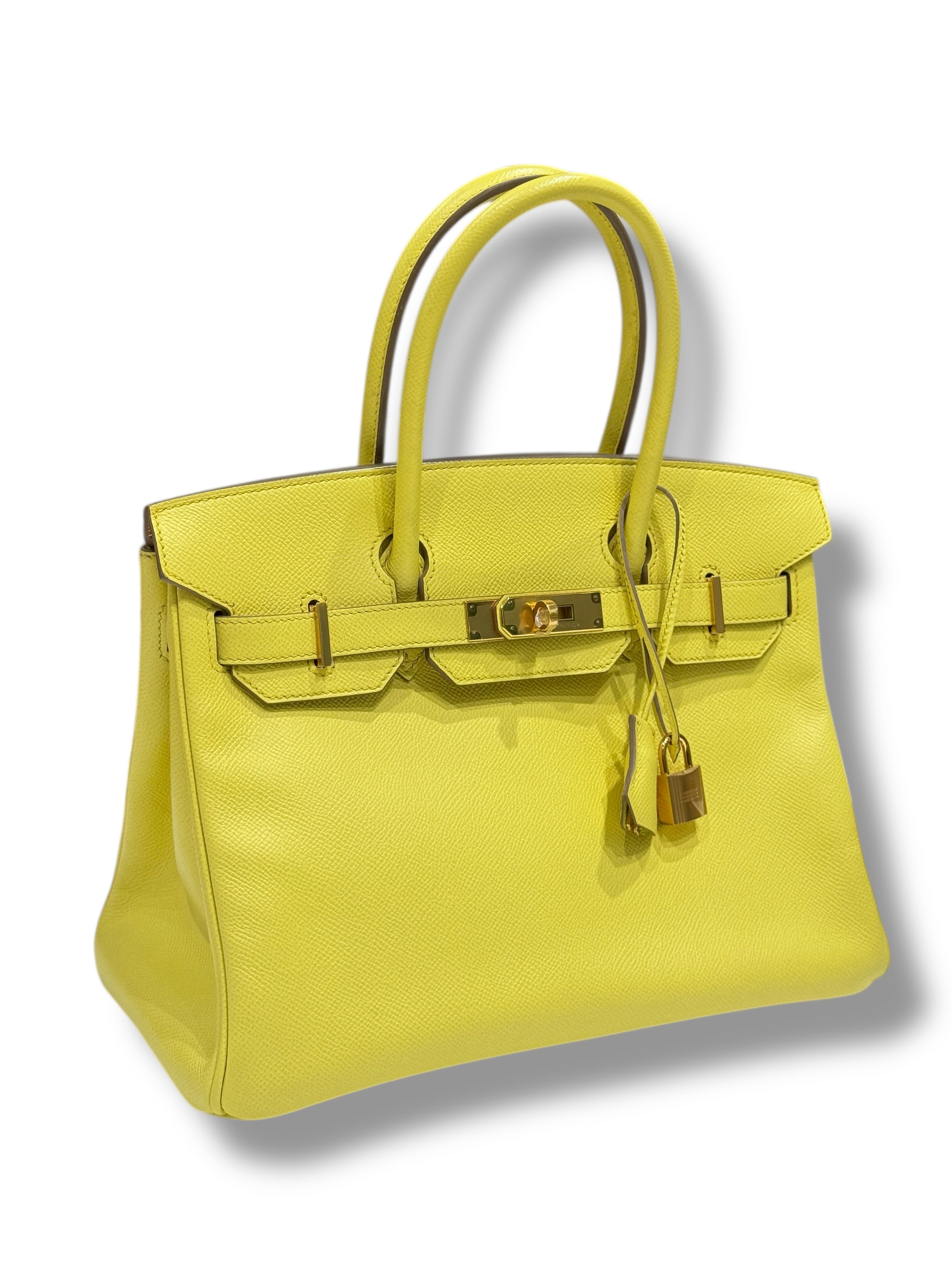 Hermès - Birkin 30 Lime Epsom GHW