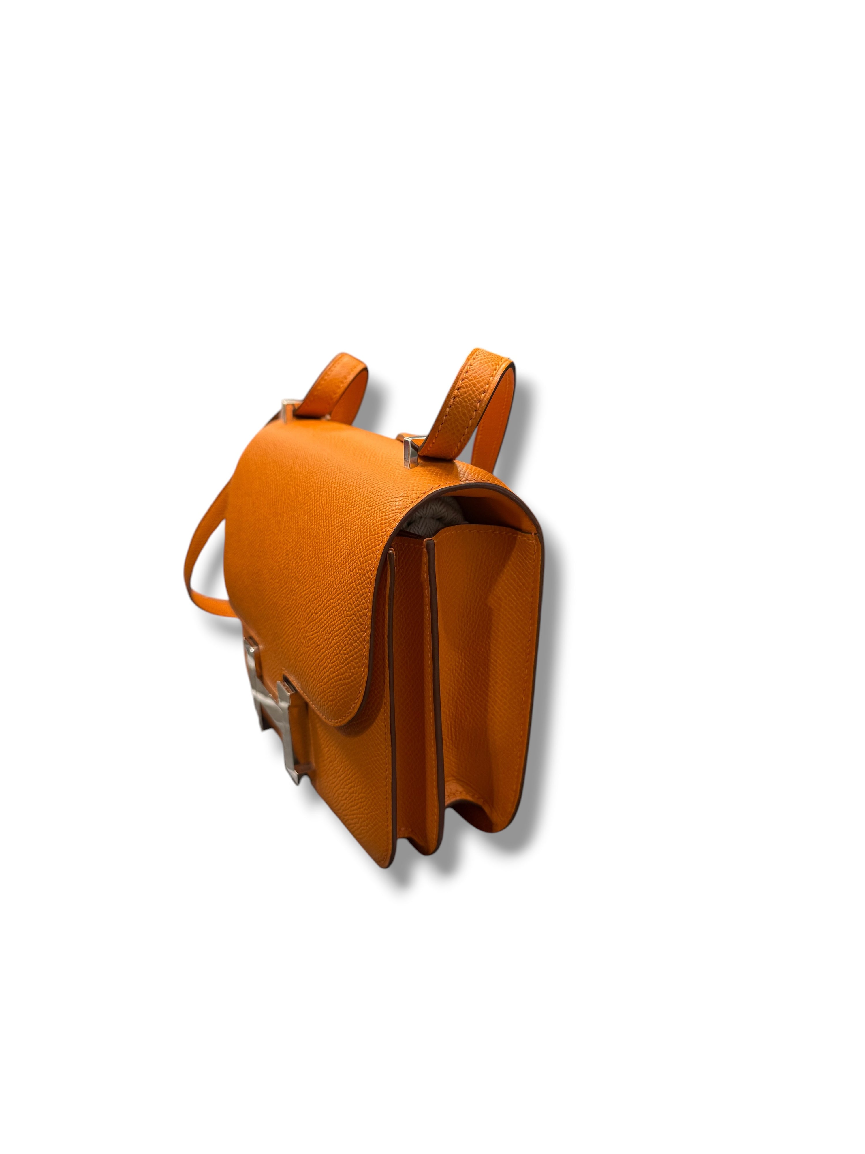 Hermès - Sac Constance 18 Epsom Orange H