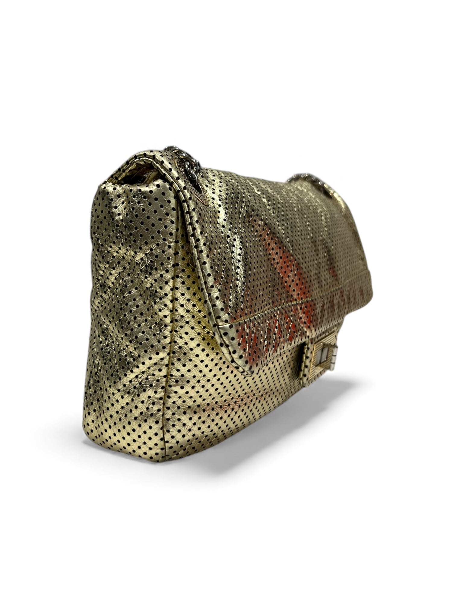 Chanel - Tasche 2.55 gold durchlöchert