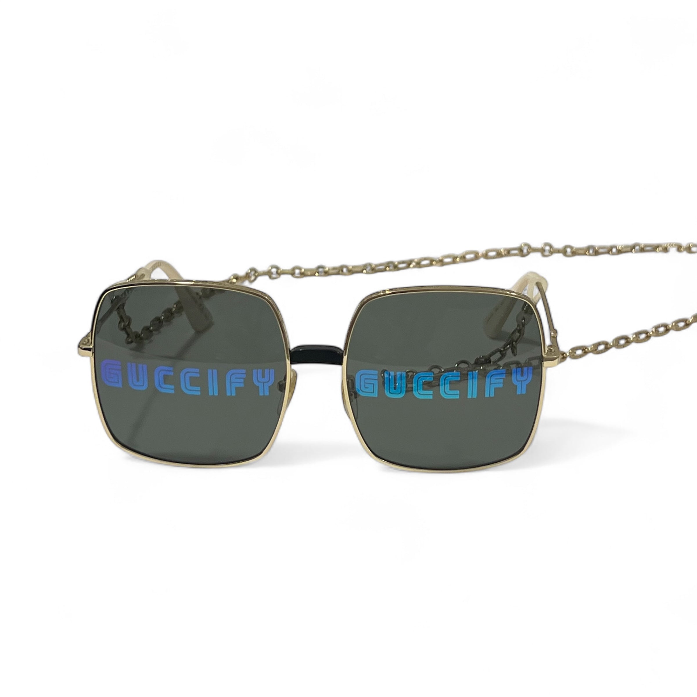 Gucci - Solaires GUCCIFY avec chaîne