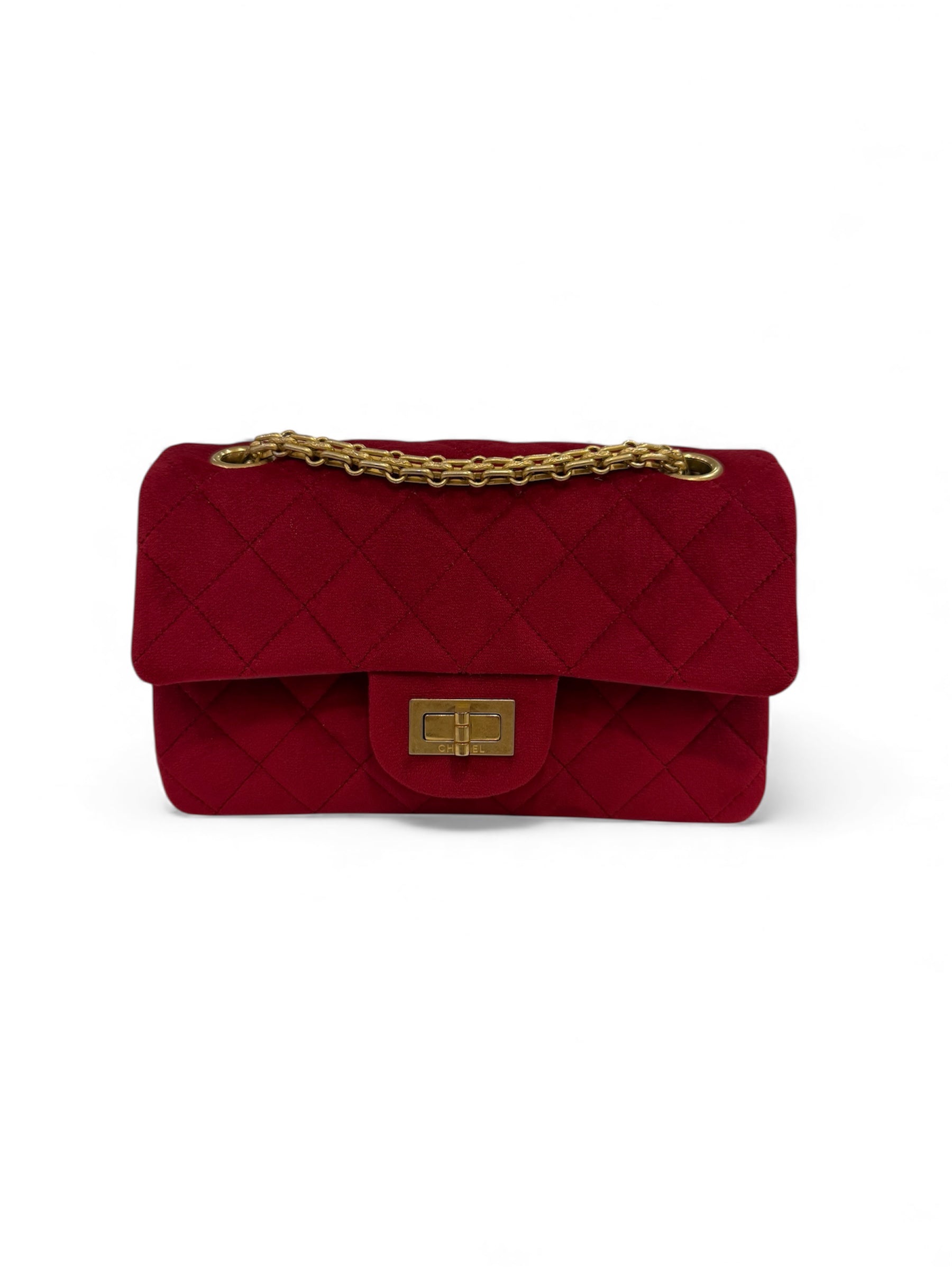 Chanel - Borsa Mini 2.55 da 20 cm in velluto