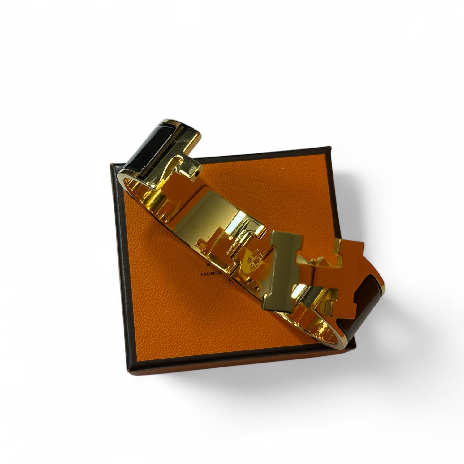 Hermès - Bracelet Clic Clac H noir
